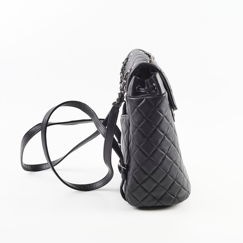 Chanel Lambskin Urban Spirit Backpack Black 23 Series