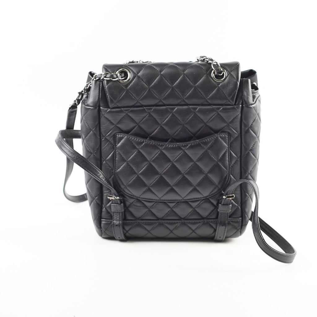 Chanel Lambskin Urban Spirit Backpack Black 23 Series