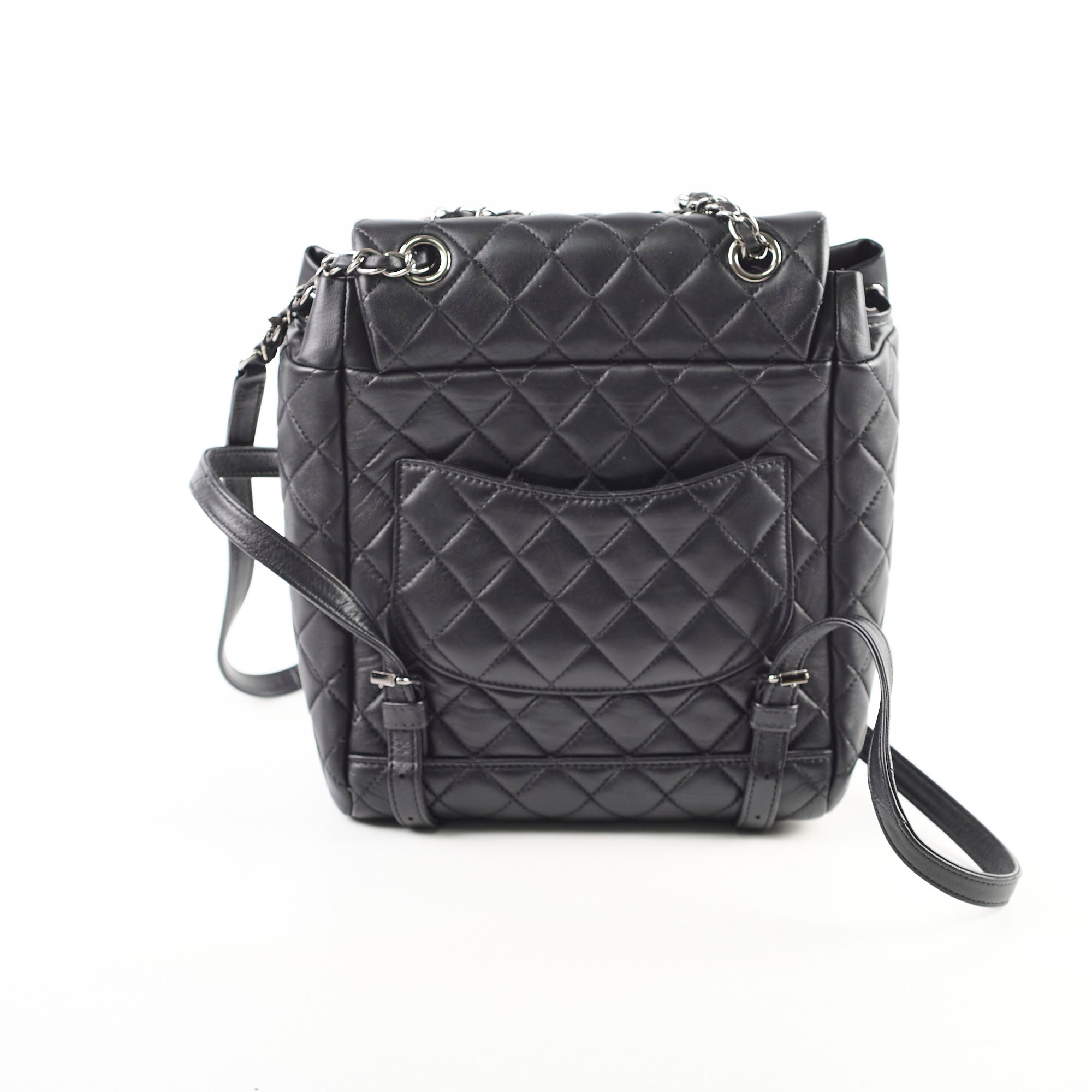 Chanel Lambskin Urban Spirit Backpack Black 23 Series
