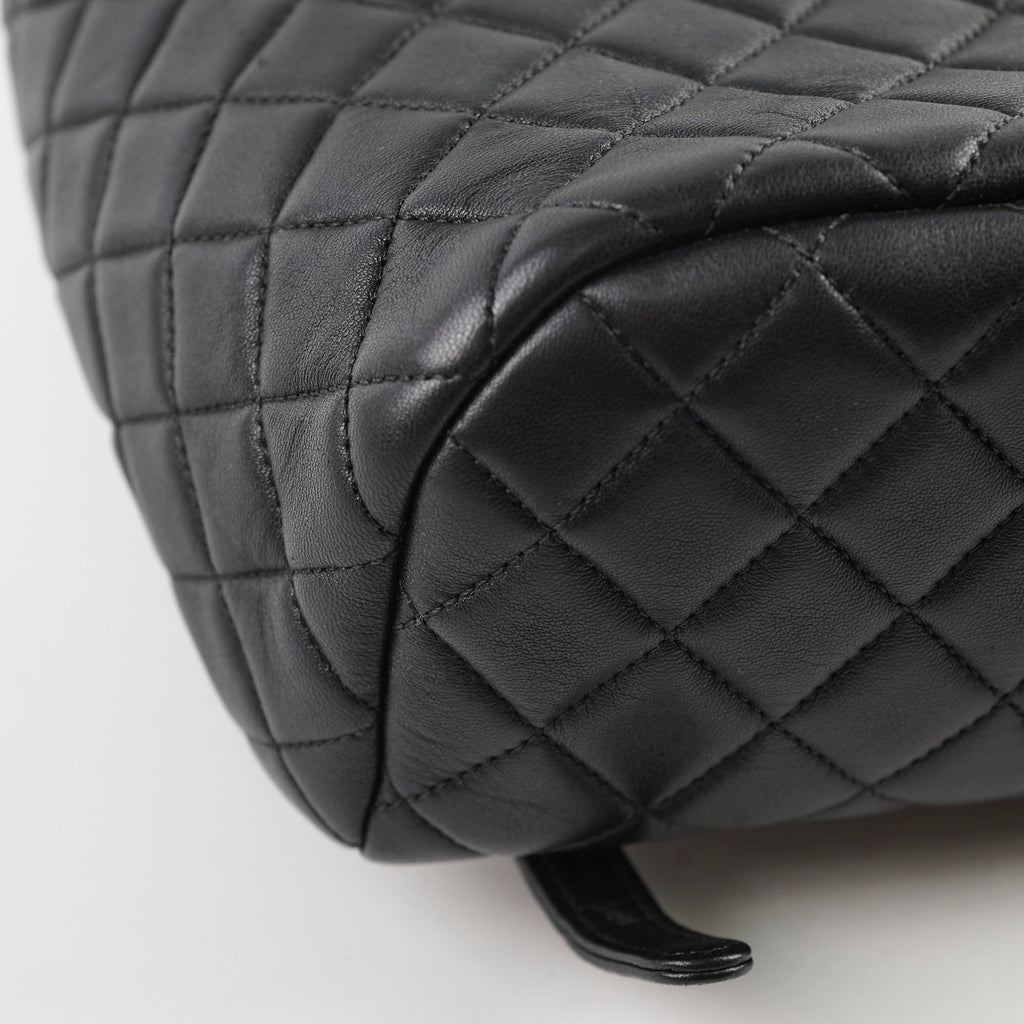 Chanel Lambskin Urban Spirit Backpack Black 23 Series