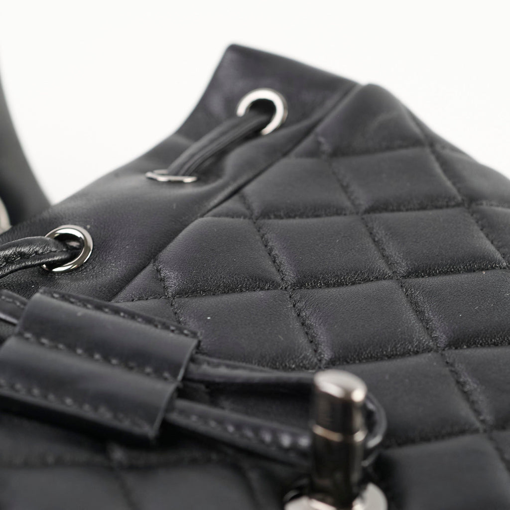 Chanel Lambskin Urban Spirit Backpack Black 23 Series