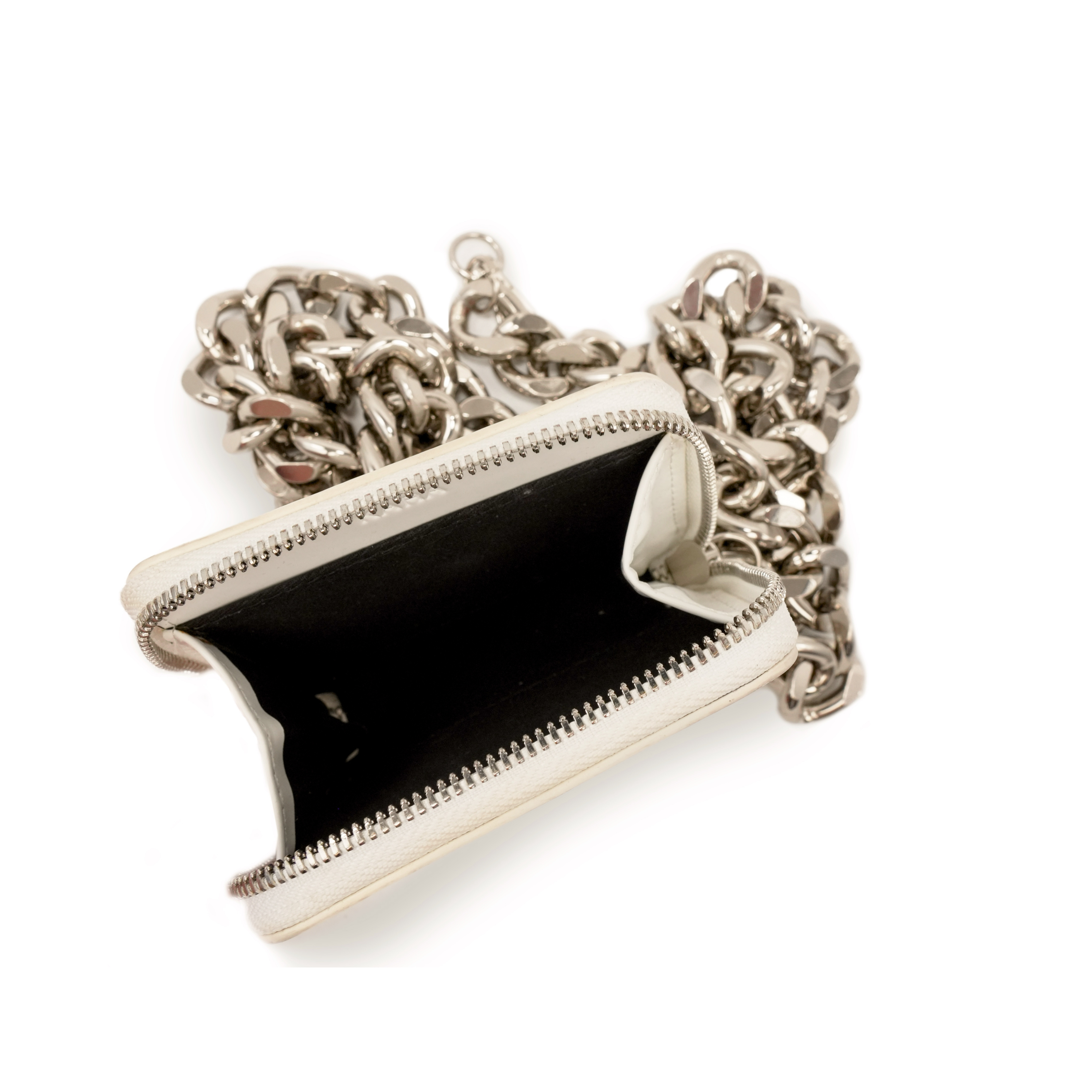 Kara 'Bike Leather' Wallet On Chain
