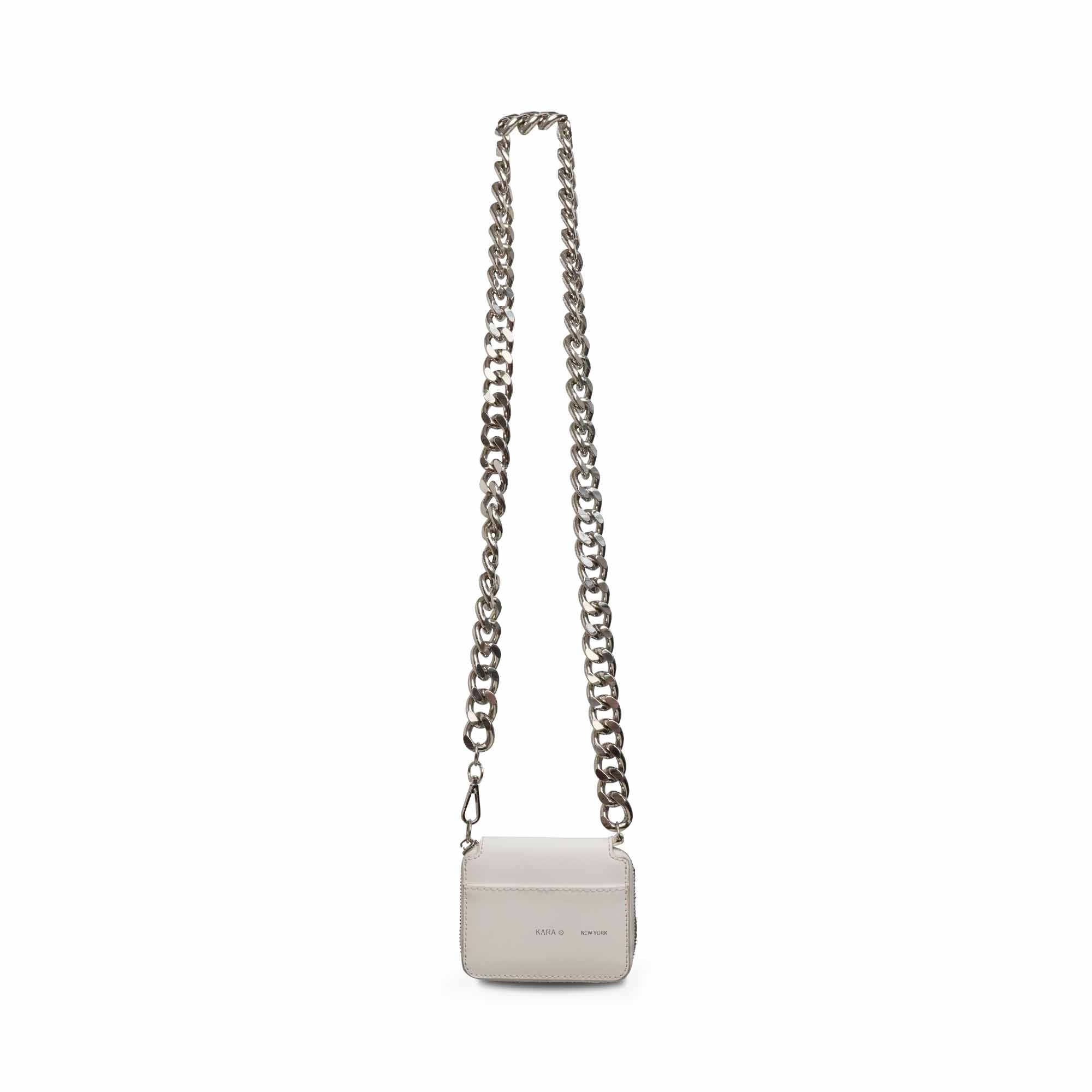 Kara 'Bike Leather' Wallet On Chain