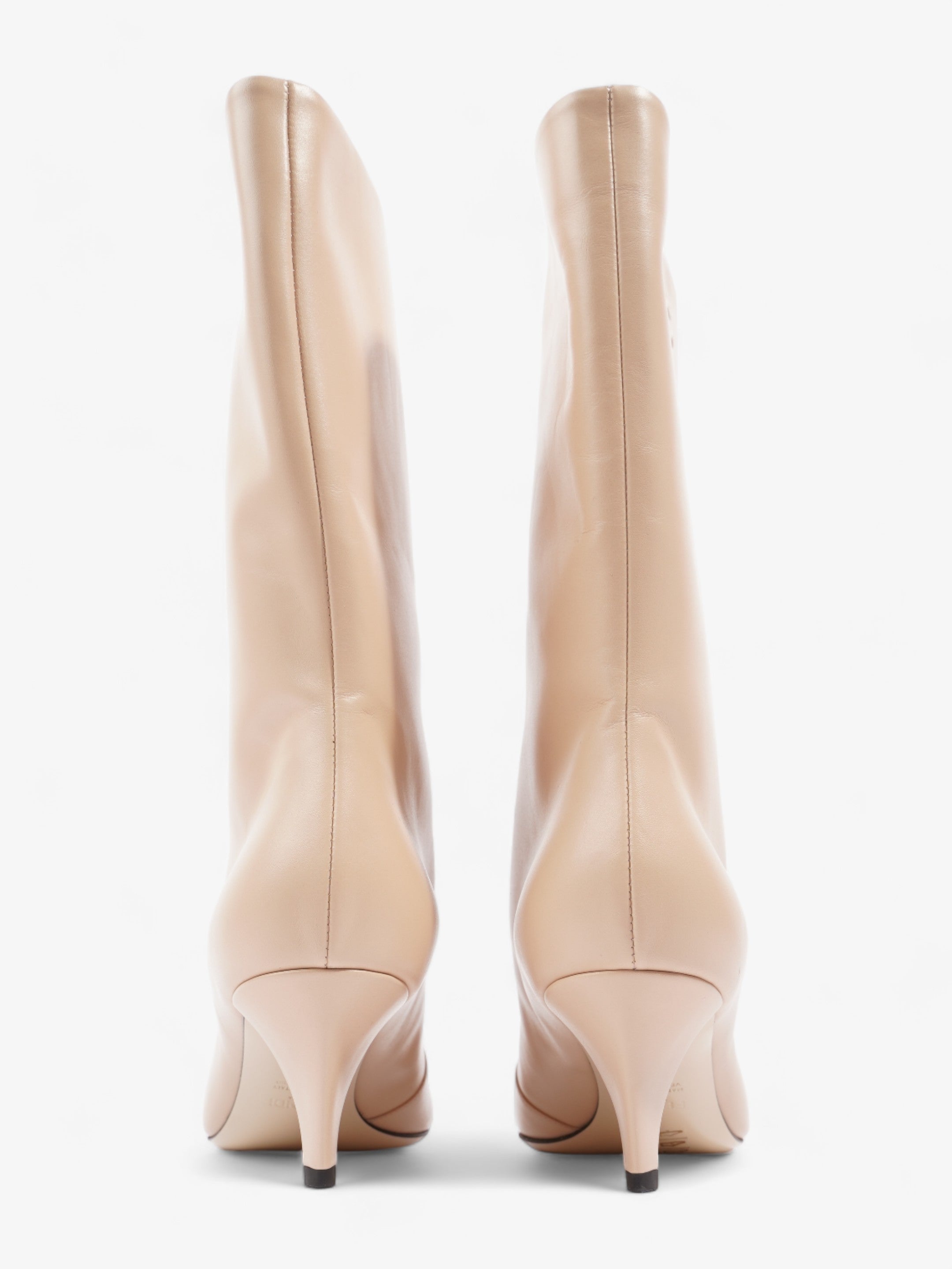 Fendi Fendi FF Caligula BooTS 60 Nude Leather EU 39 UK 6