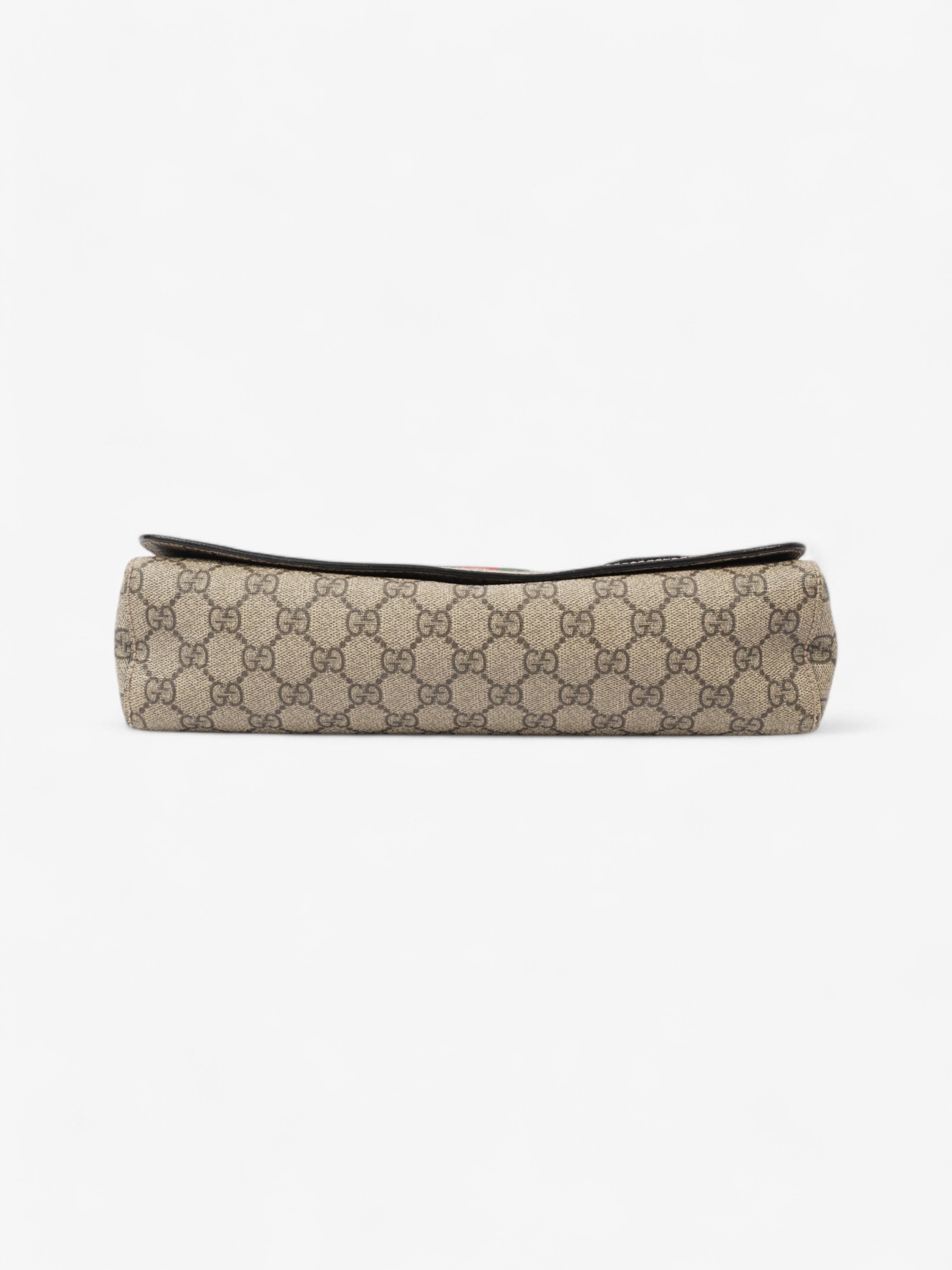 Gucci Web Messenger GG Supreme / Green / Red Canvas