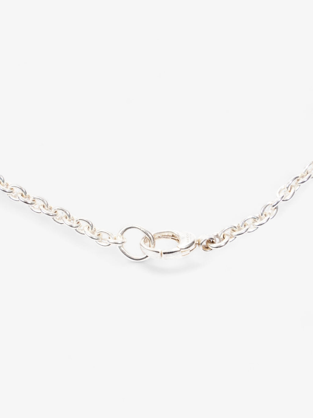 Gucci Interlocking G Necklace Silver Silver Sterling