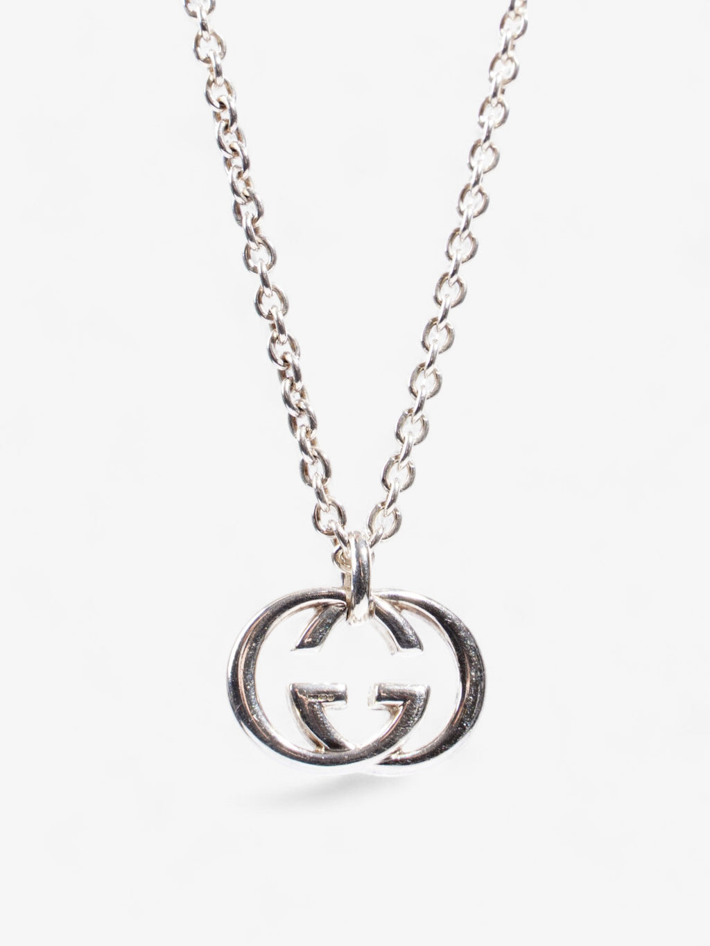 Gucci Interlocking G Necklace Silver Silver Sterling