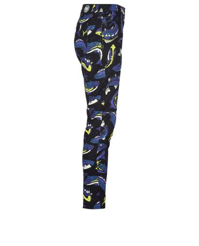KENZO FISH PRINT TROUSERS