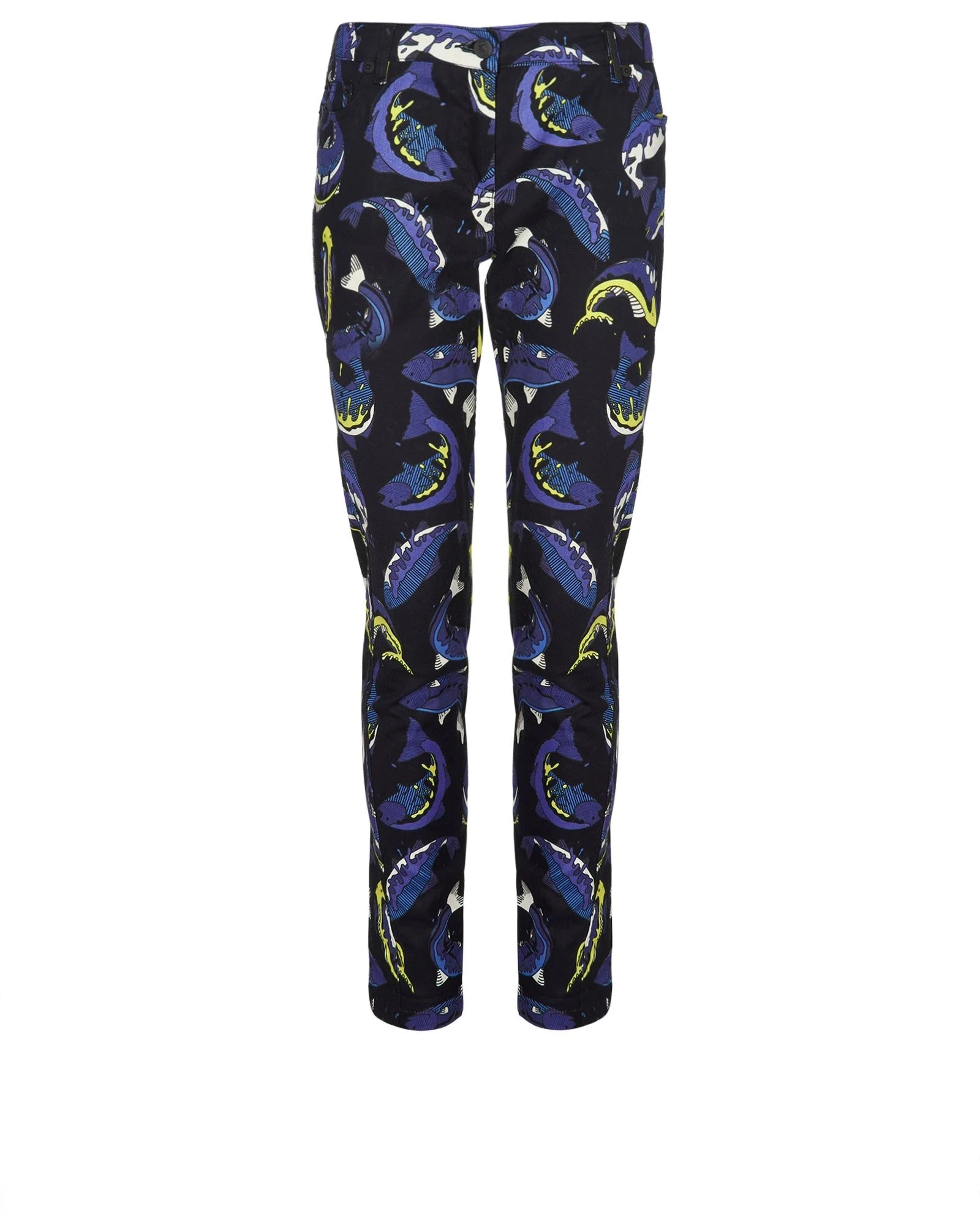 KENZO FISH PRINT TROUSERS