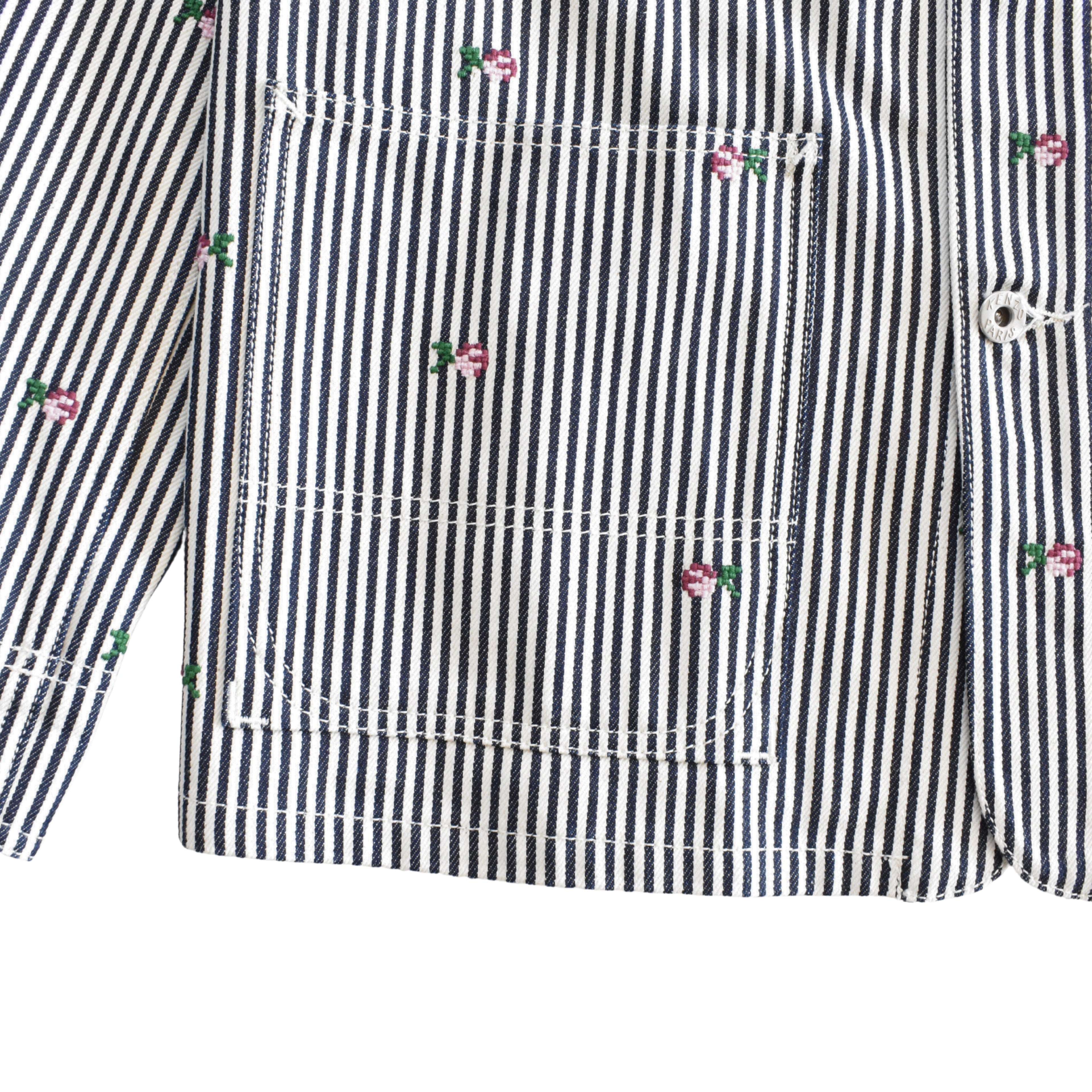 Kenzo 'Pixel Stripe Workwear' Jacket - Men's L