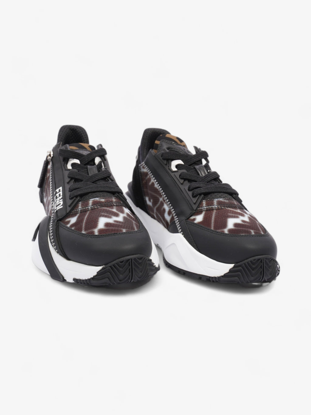 Fendi Fendi Flow Black / Brown Nylon EU 37 UK 4