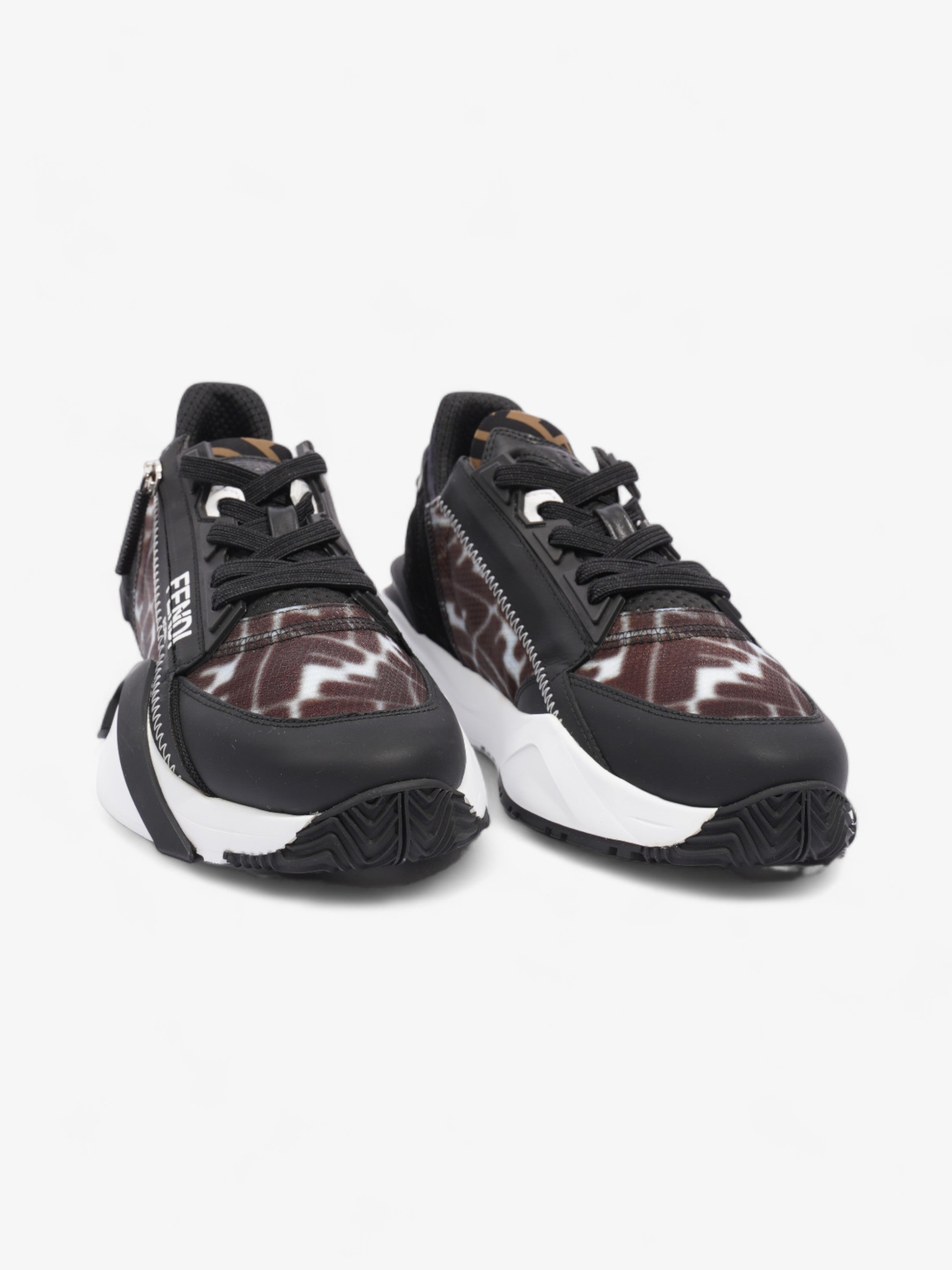 Fendi Fendi Flow Black / Brown Nylon EU 37 UK 4