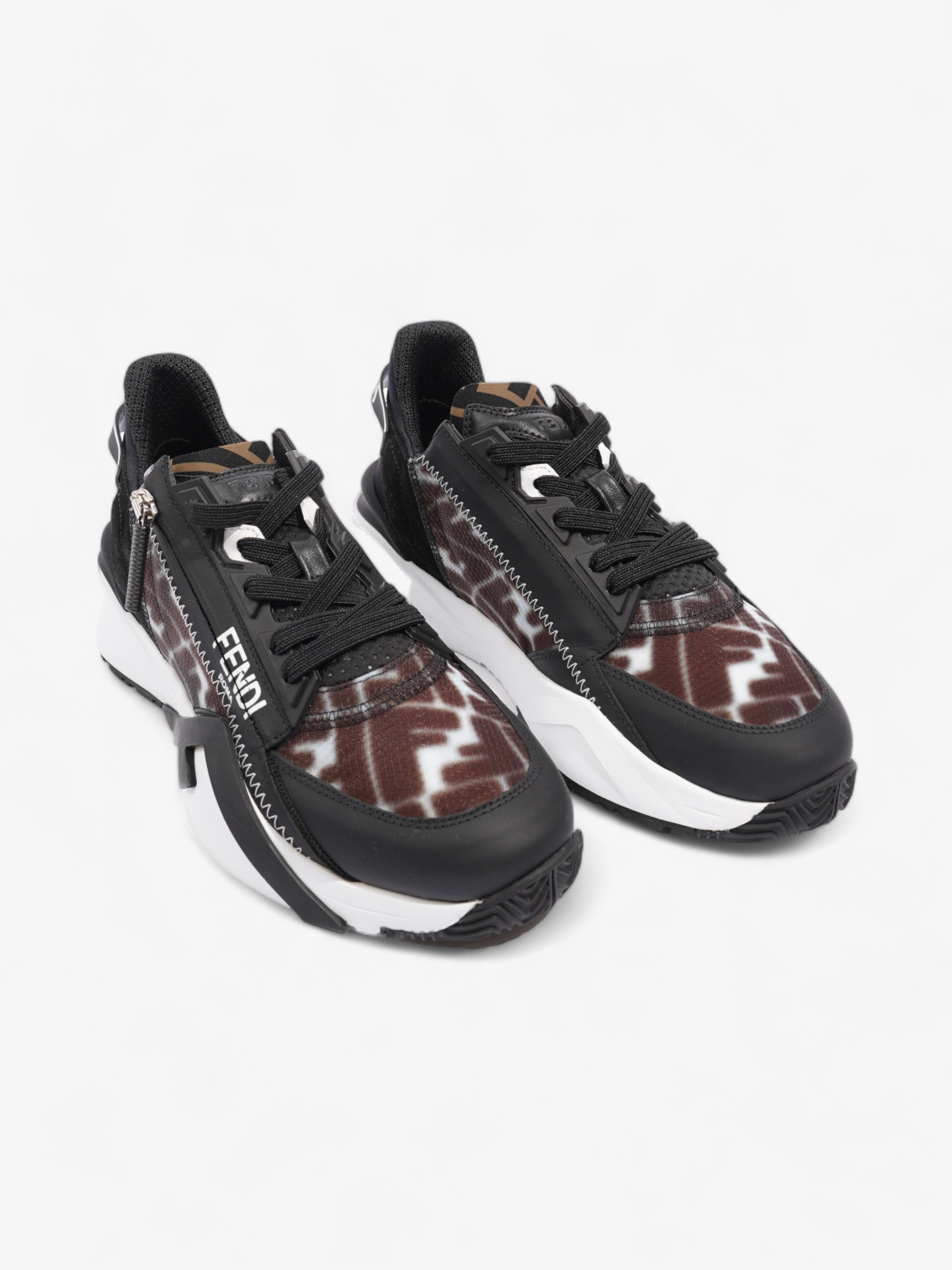Fendi Fendi Flow Black / Brown Nylon EU 37 UK 4