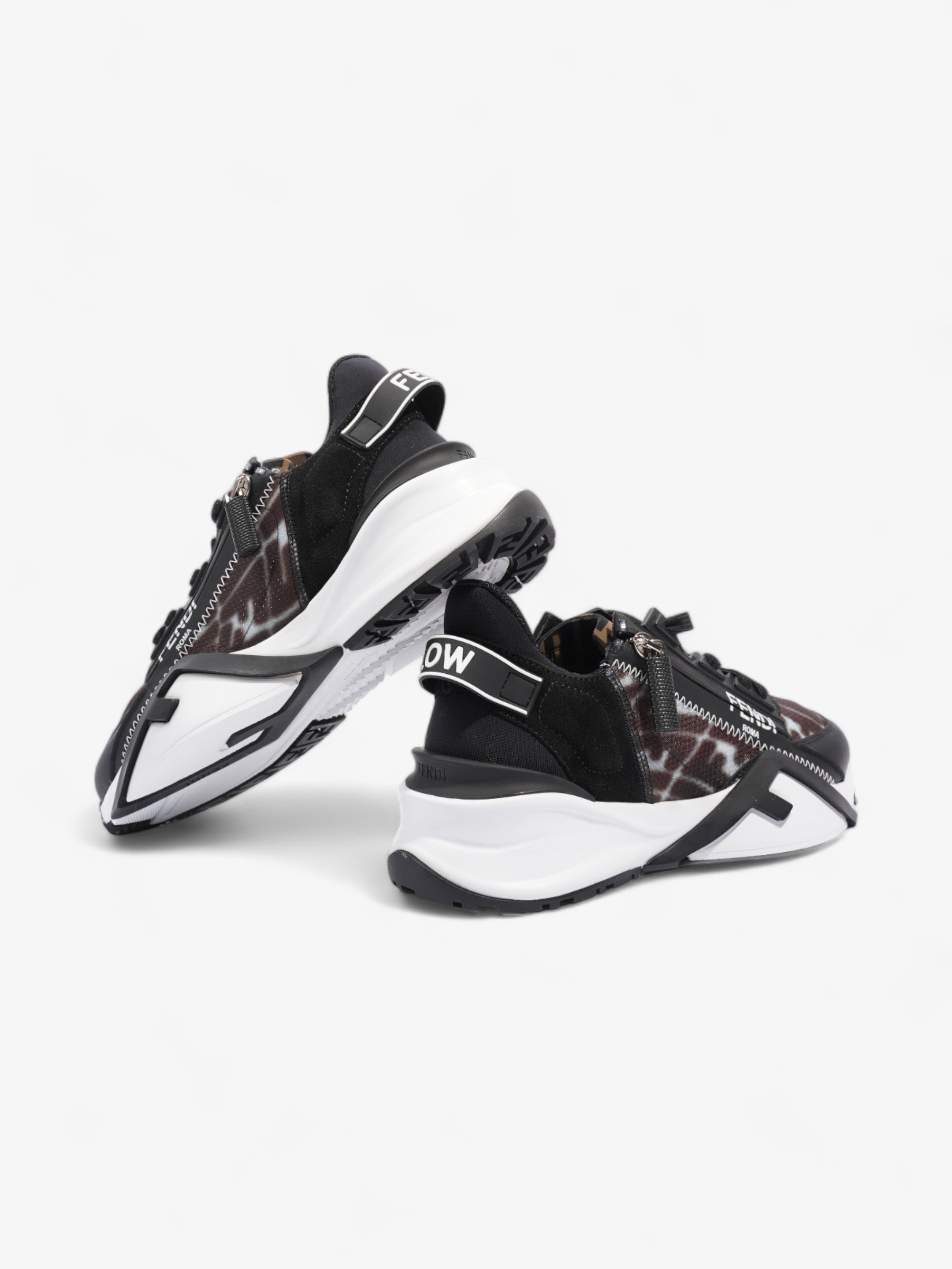 Fendi Fendi Flow Black / Brown Nylon EU 37 UK 4