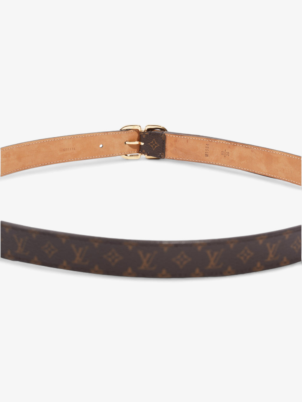 Louis Vuitton Buckle Belt Monogram Canvas 90cm / 36"