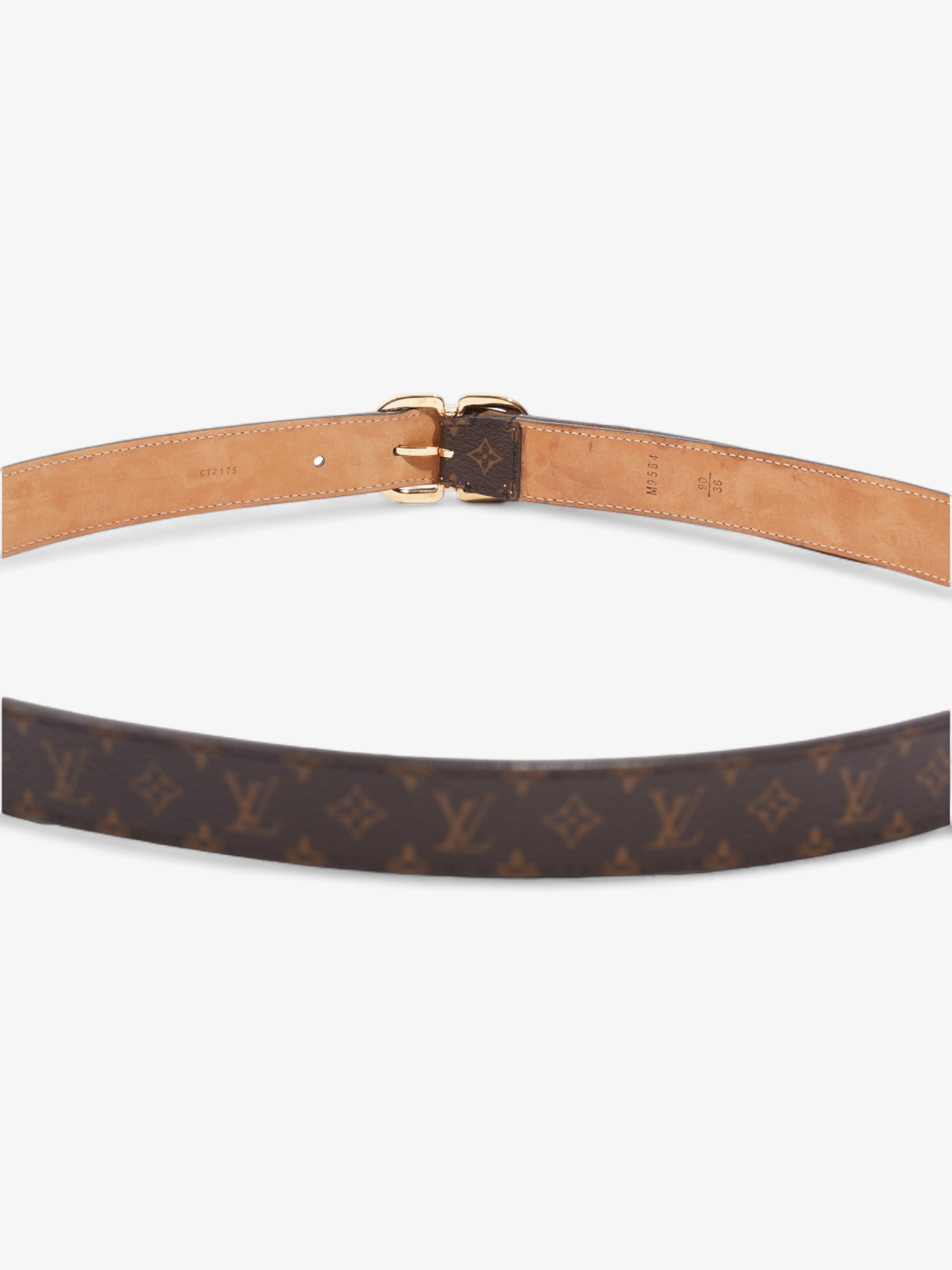 Louis Vuitton Buckle Belt Monogram Canvas 90cm / 36"