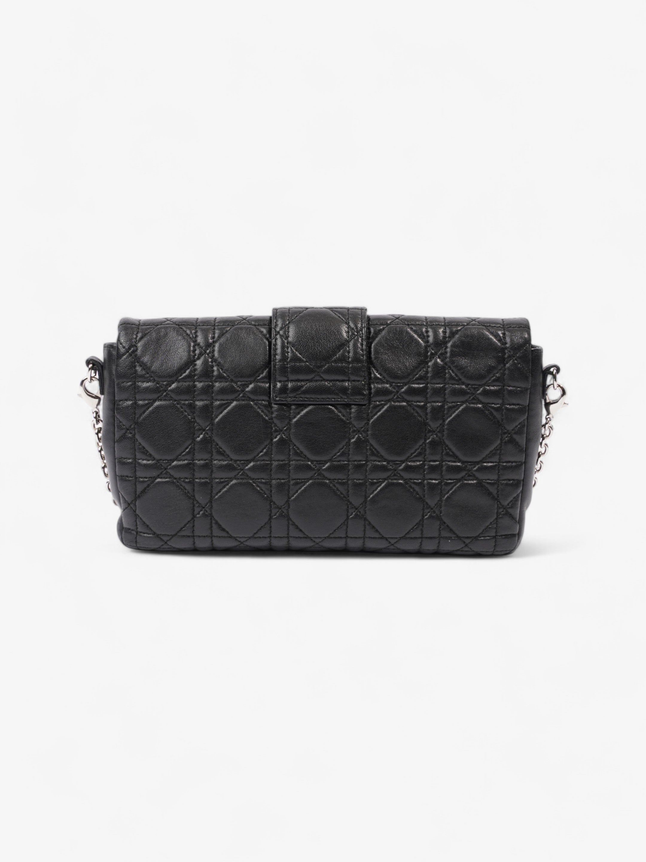 Christian Dior New Lock Black Lambskin Leather