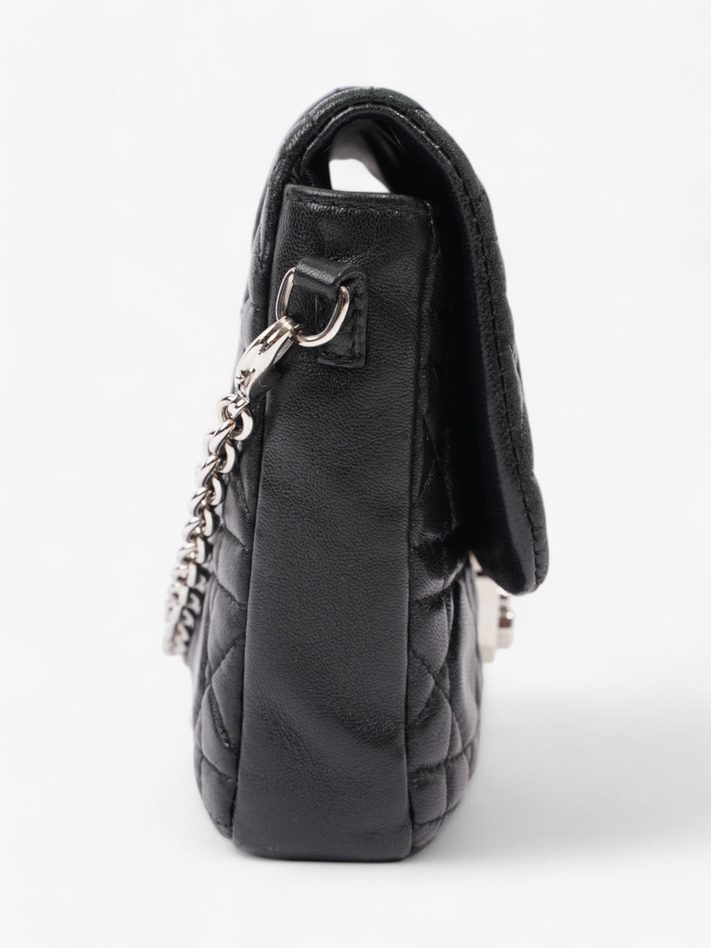Christian Dior New Lock Black Lambskin Leather