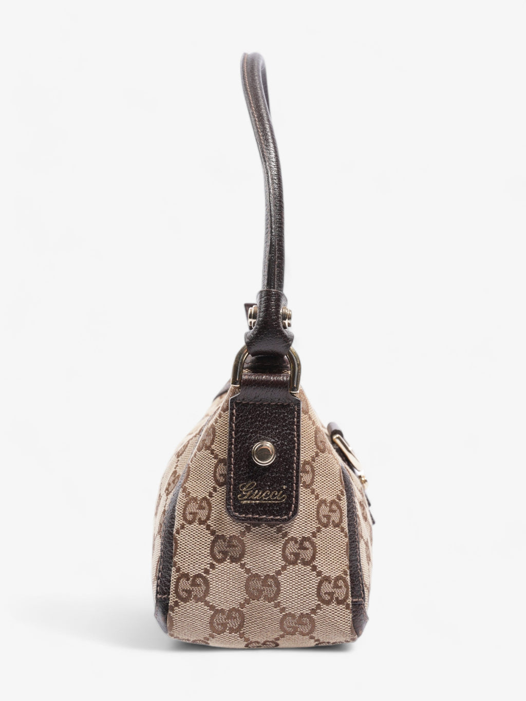 Gucci Abbey Beige And Ebony GG Supreme / Brown Canvas