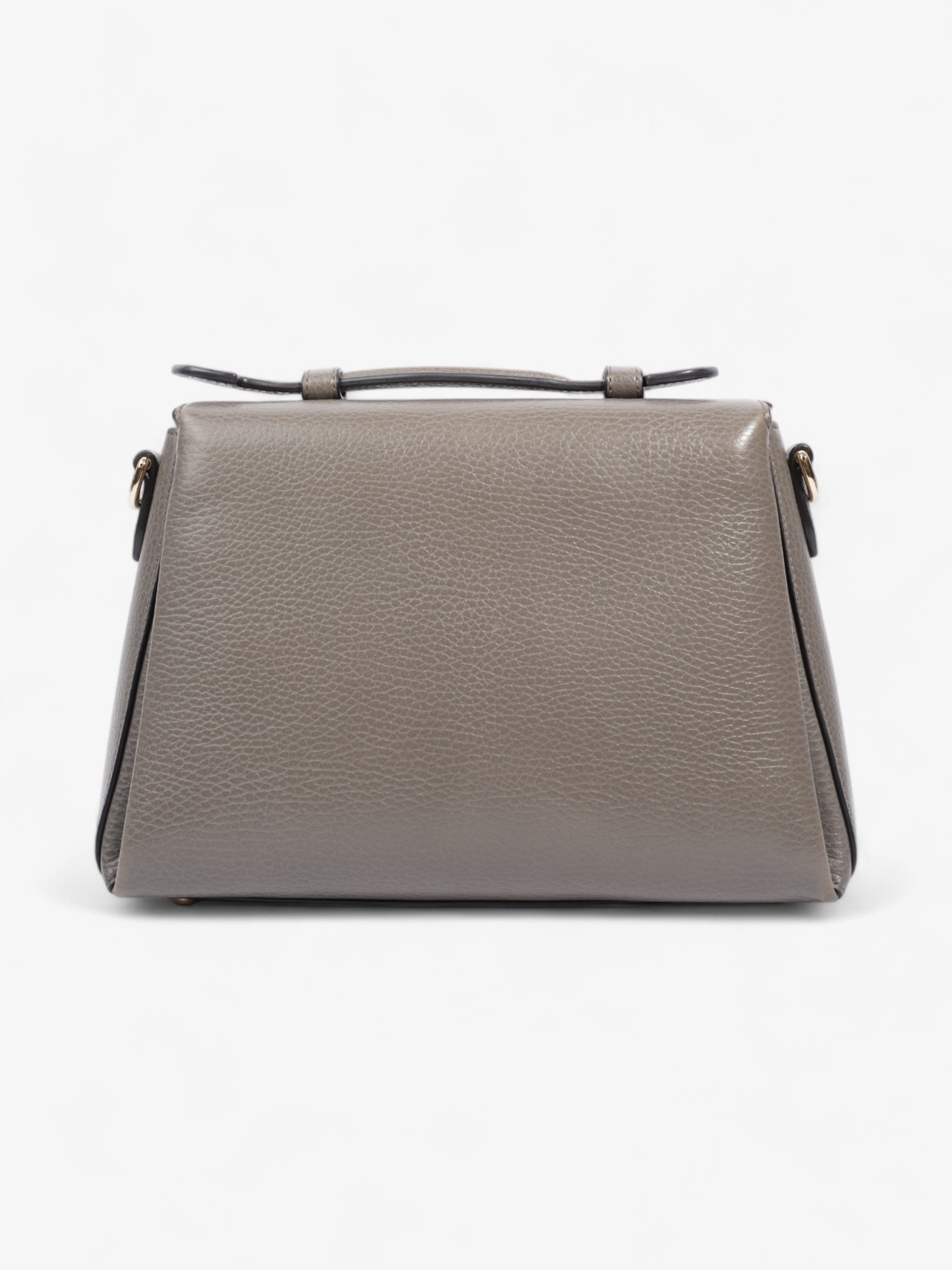 Gucci Dollar Interlocking G Grey Calfskin Leather