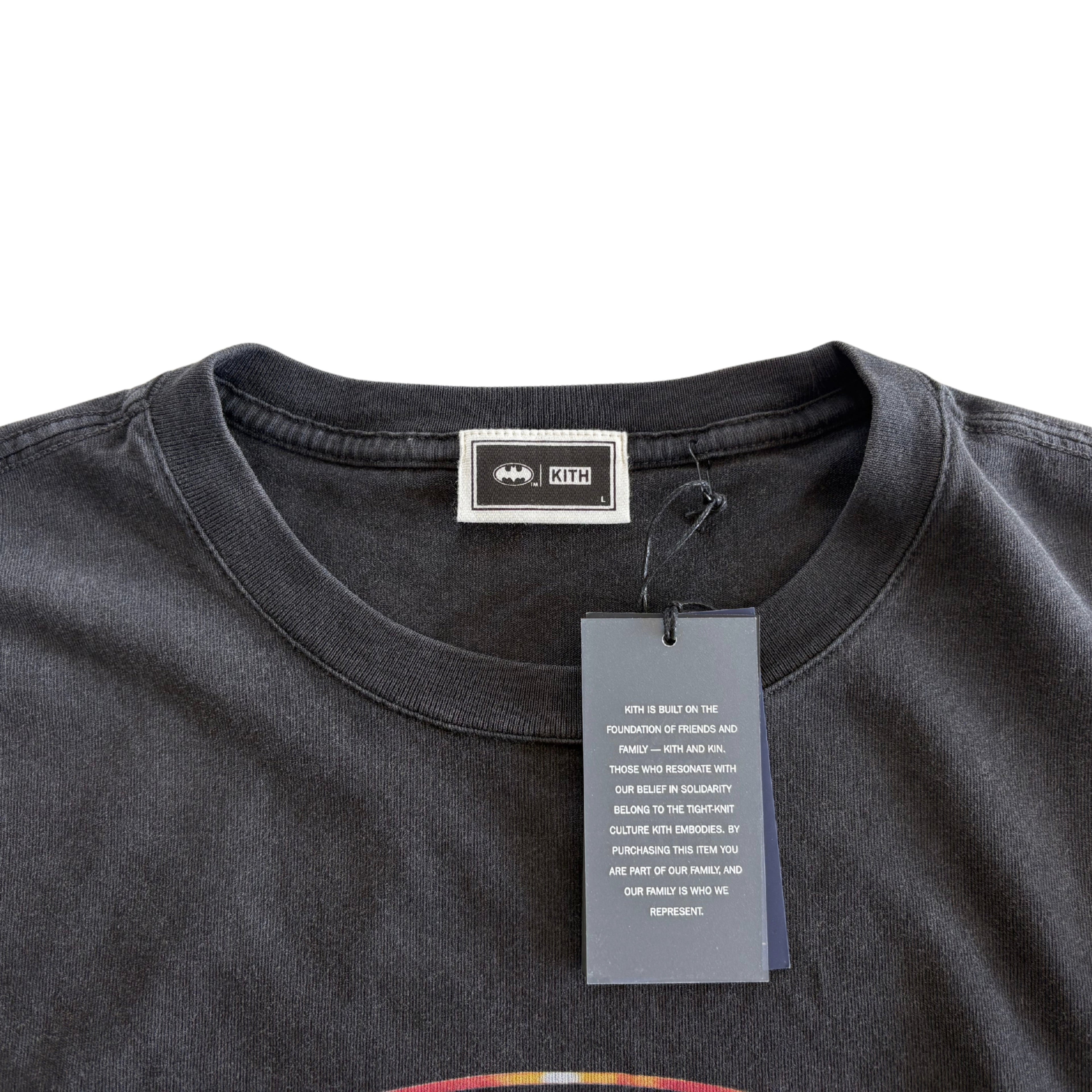 Kith x Batman 'Vintage Logo' T-Shirt - Men's L
