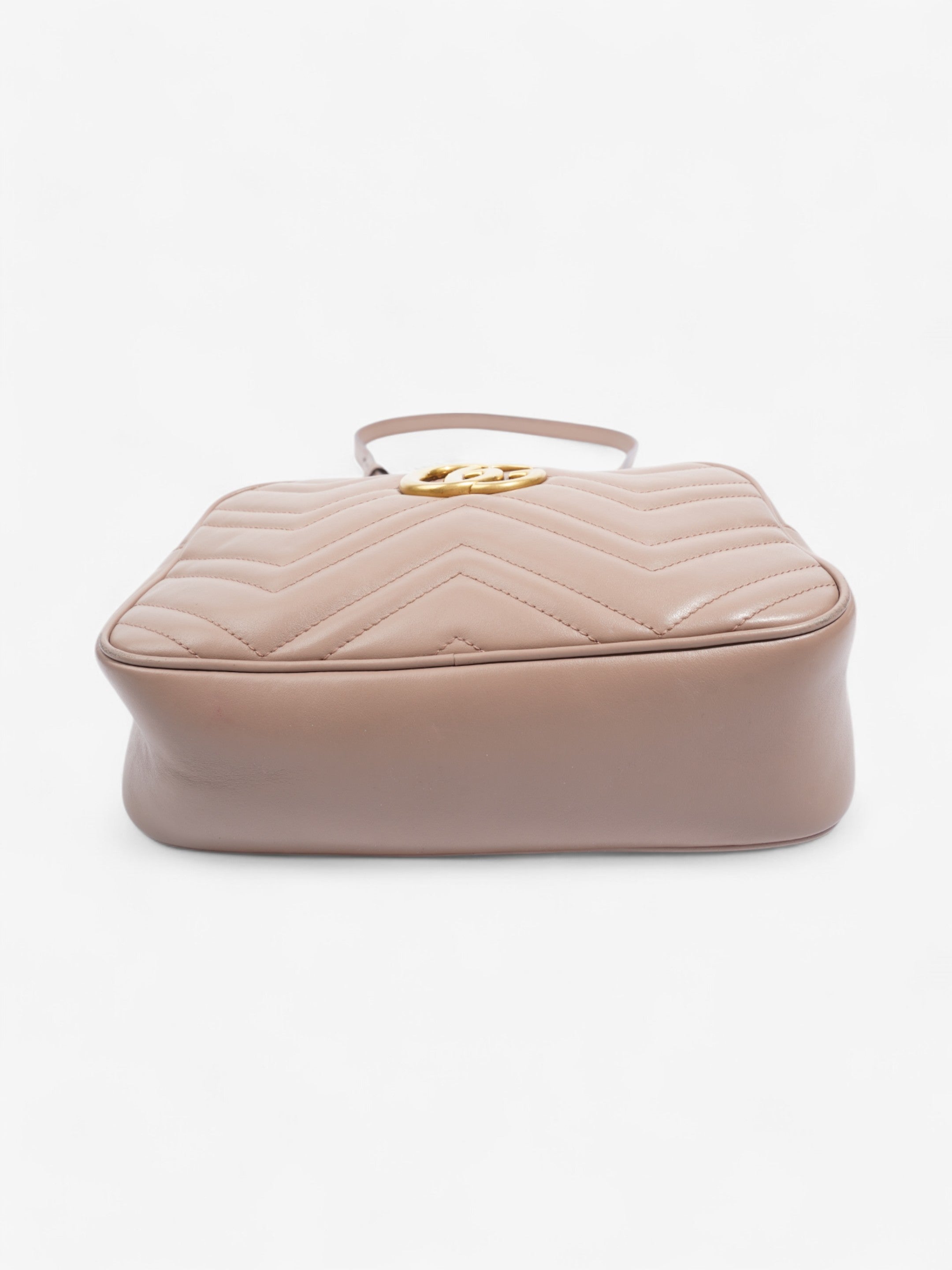 Gucci GG Marmont Rose Beige  Matelasse Leather Small