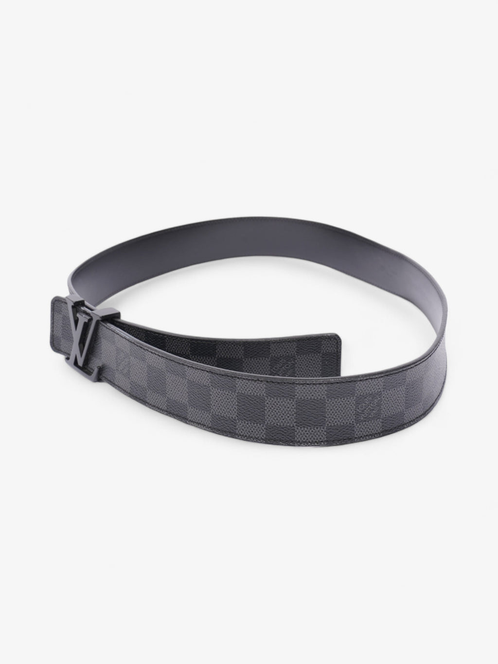 Louis Vuitton LV Initials Belt Damier Graphite Coated Canvas 95cm 38mm
