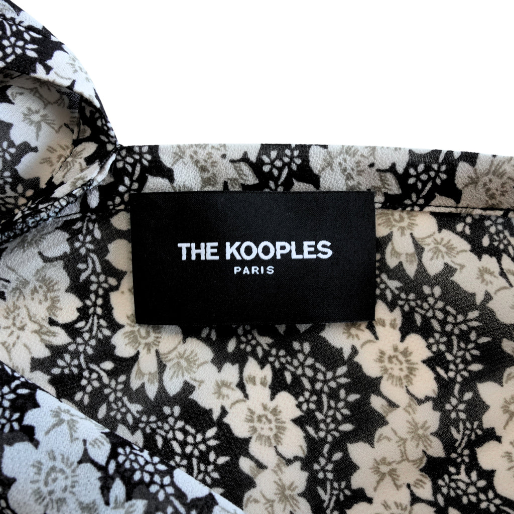 The Kooples Floral Pleated Dress - Women's 0