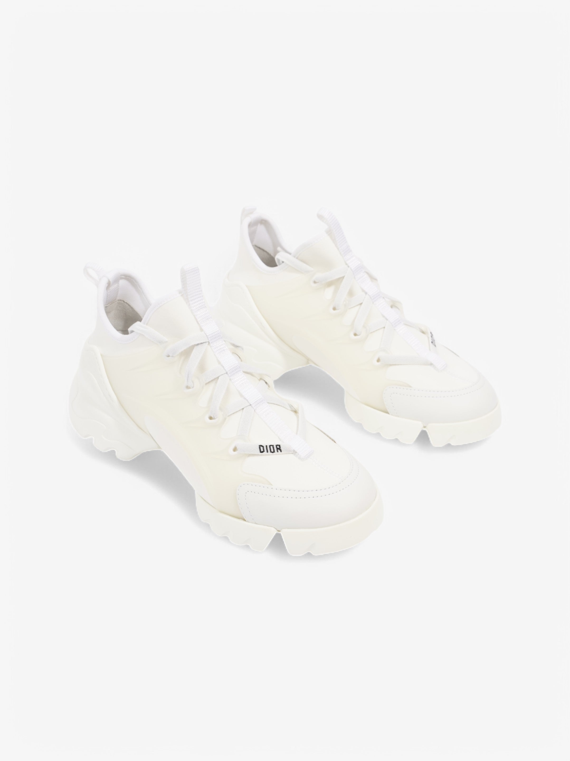Christian Dior D-Connect Sneakers White  Neoprene EU 37 UK 4