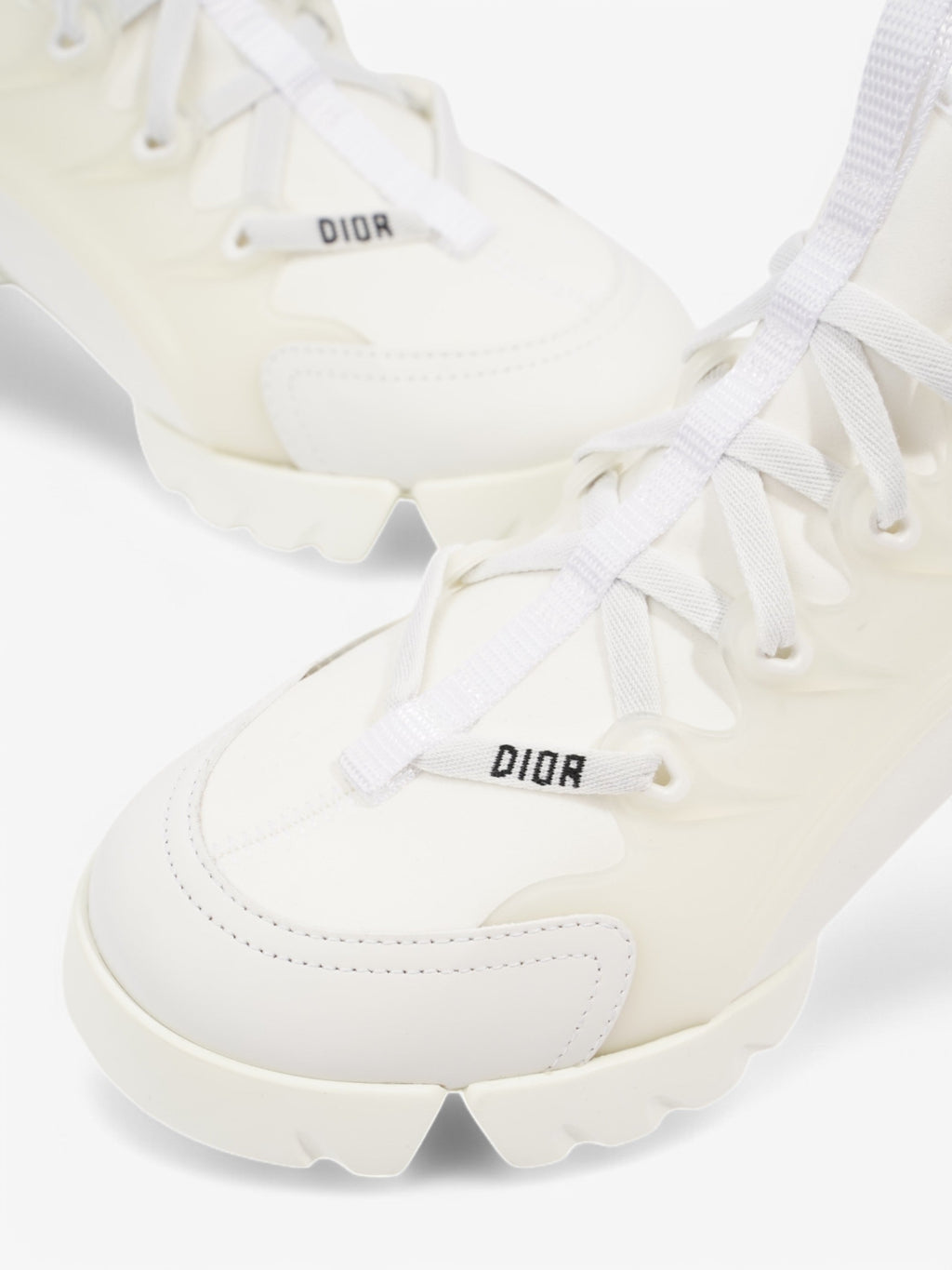 Christian Dior D-Connect Sneakers White  Neoprene EU 37 UK 4