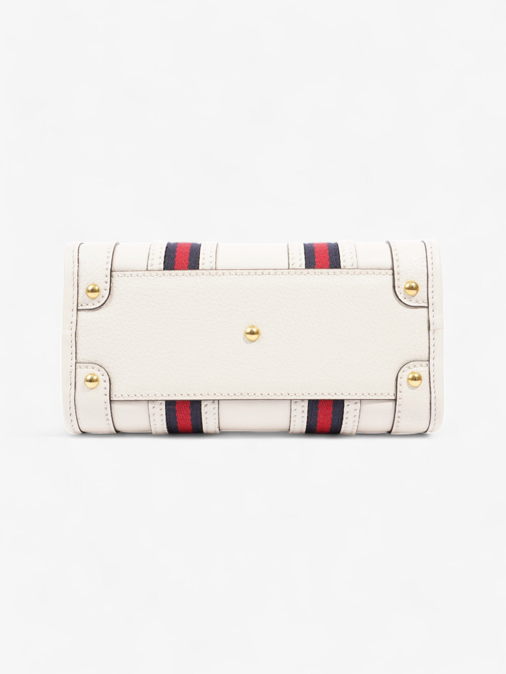 Gucci Bauletto White / Blue / Red Leather Mini