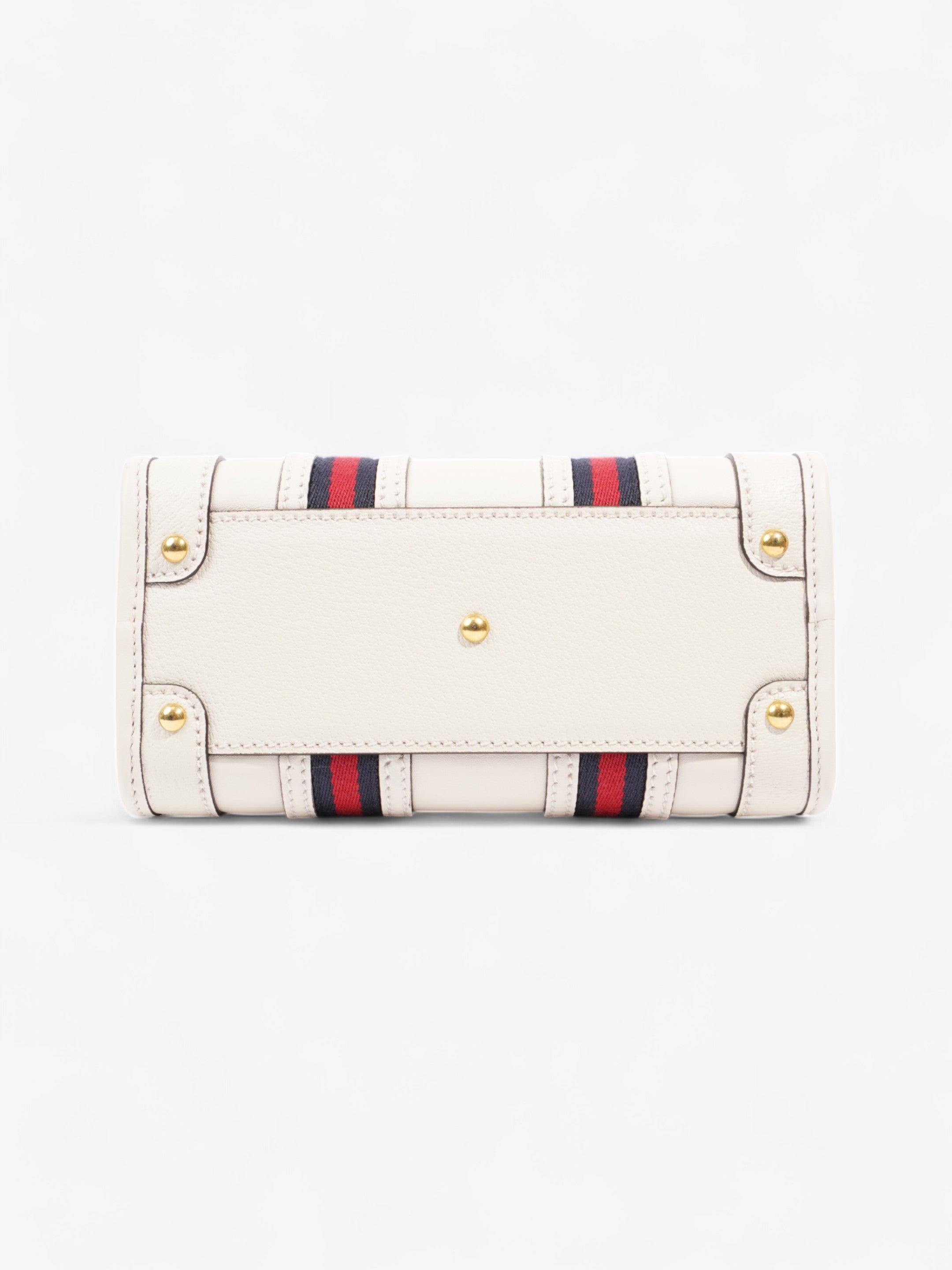 Gucci Bauletto White / Blue / Red Leather Mini