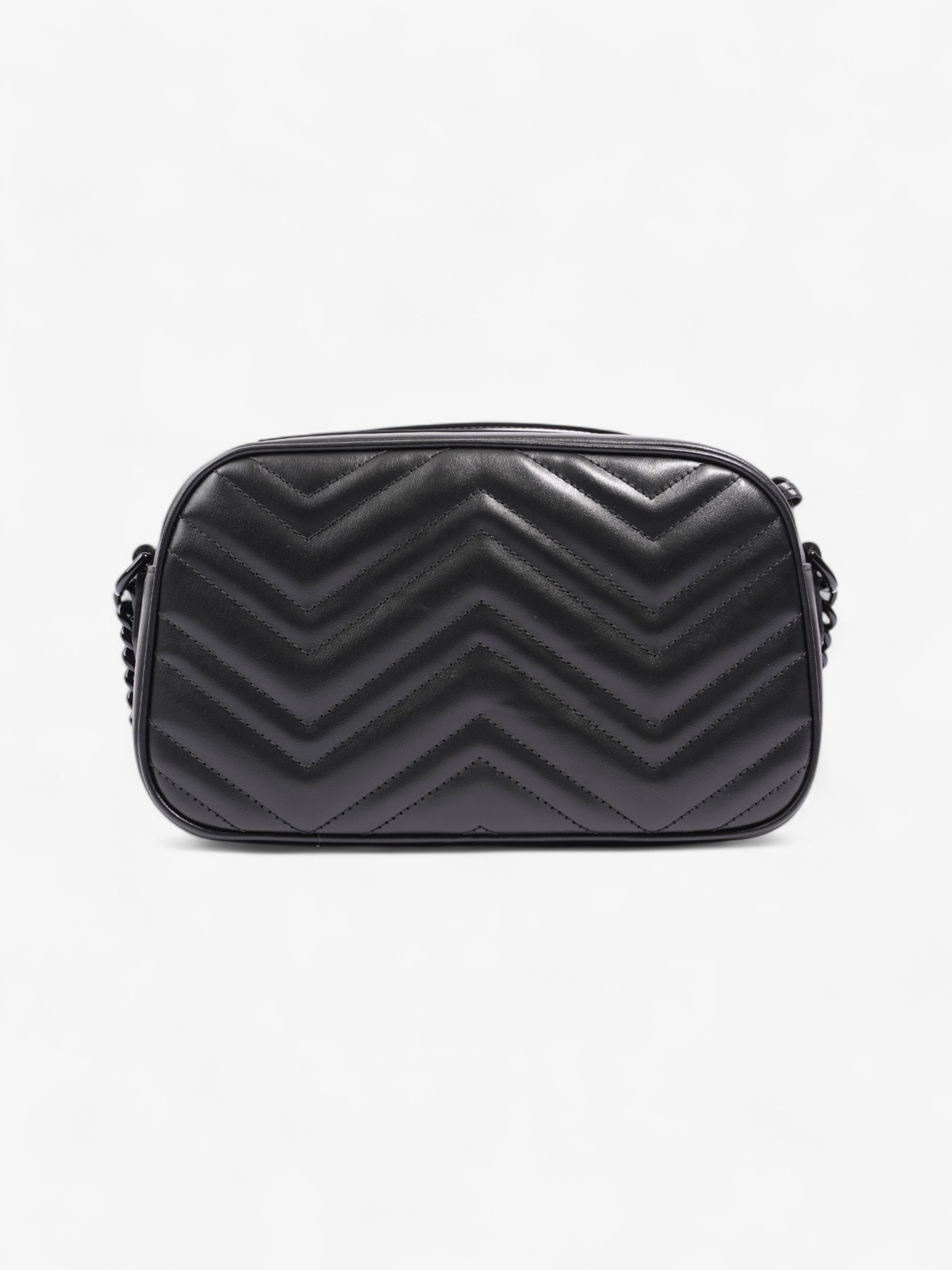 Gucci Marmont Black Matelasse Leather Small