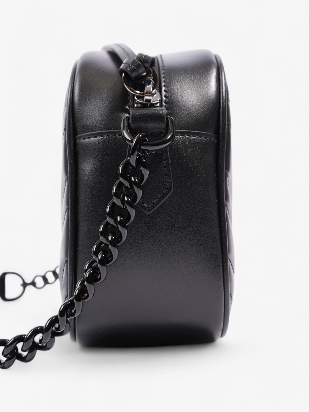 Gucci Marmont Black Matelasse Leather Small