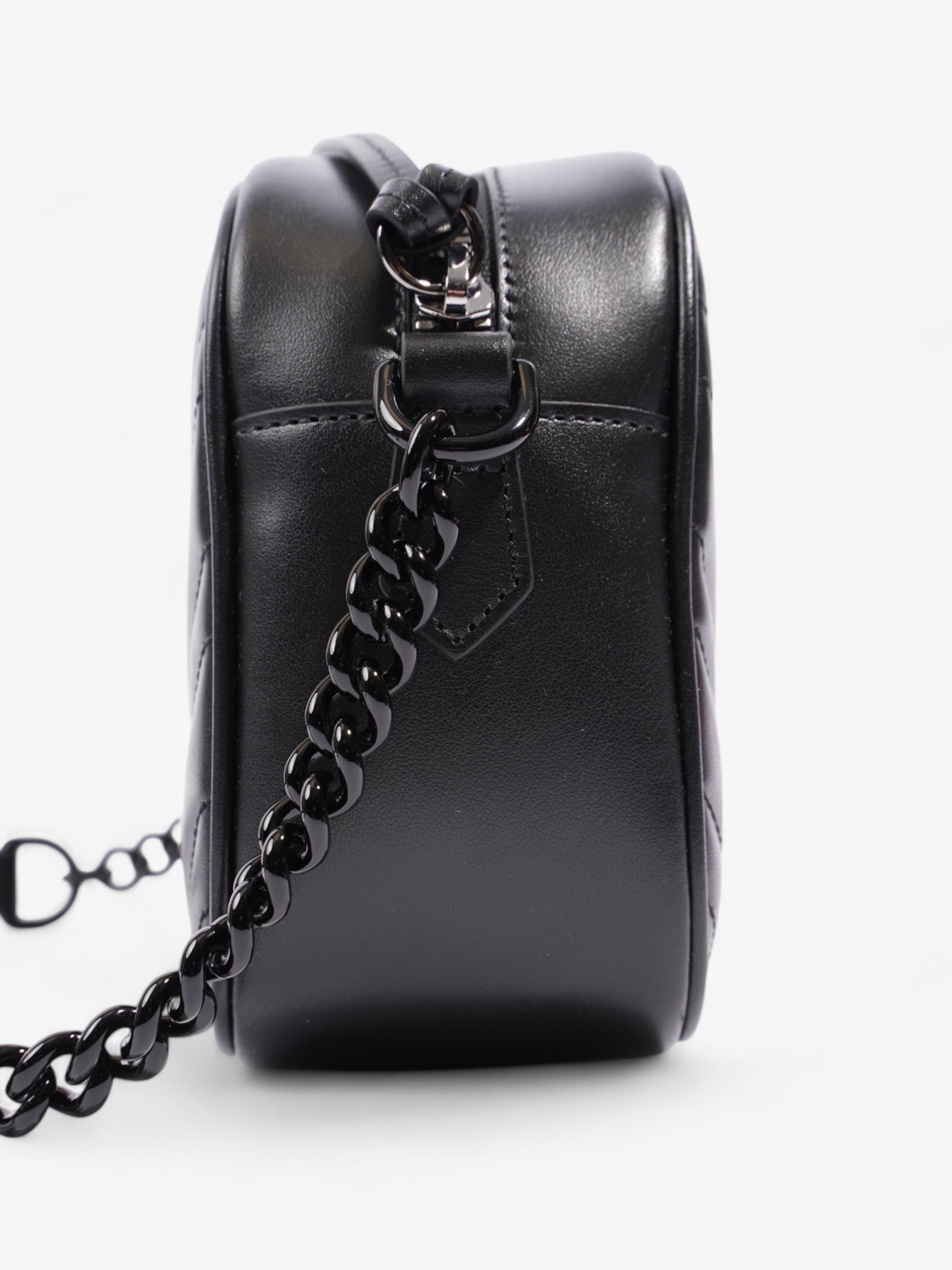 Gucci Marmont Black Matelasse Leather Small