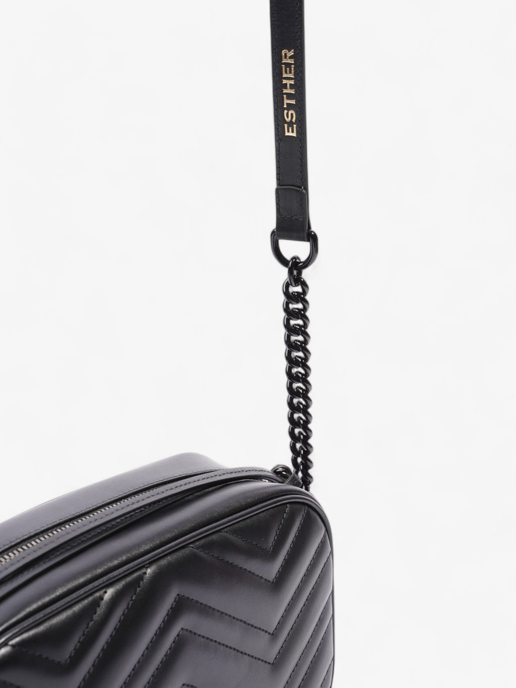 Gucci Marmont Black Matelasse Leather Small