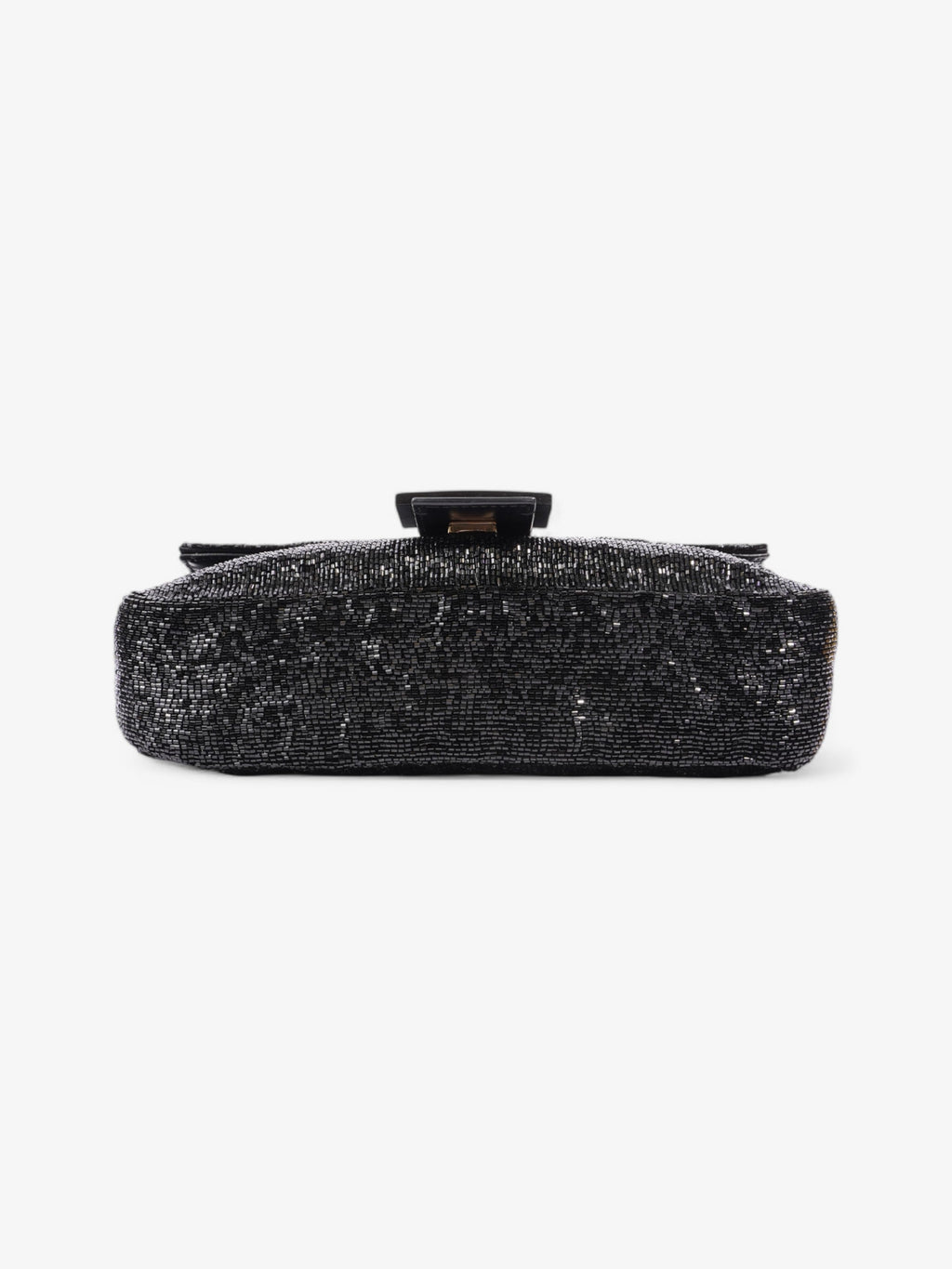 Fendi Beaded Baguette Black Sequin