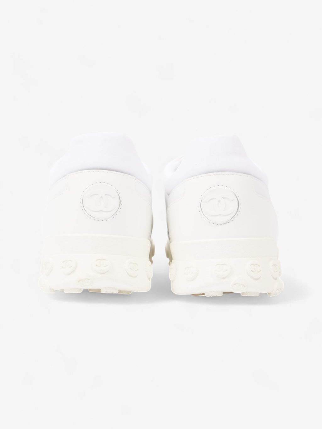 Chanel CC Sneakers White  / Black Mesh EU 42 UK 8