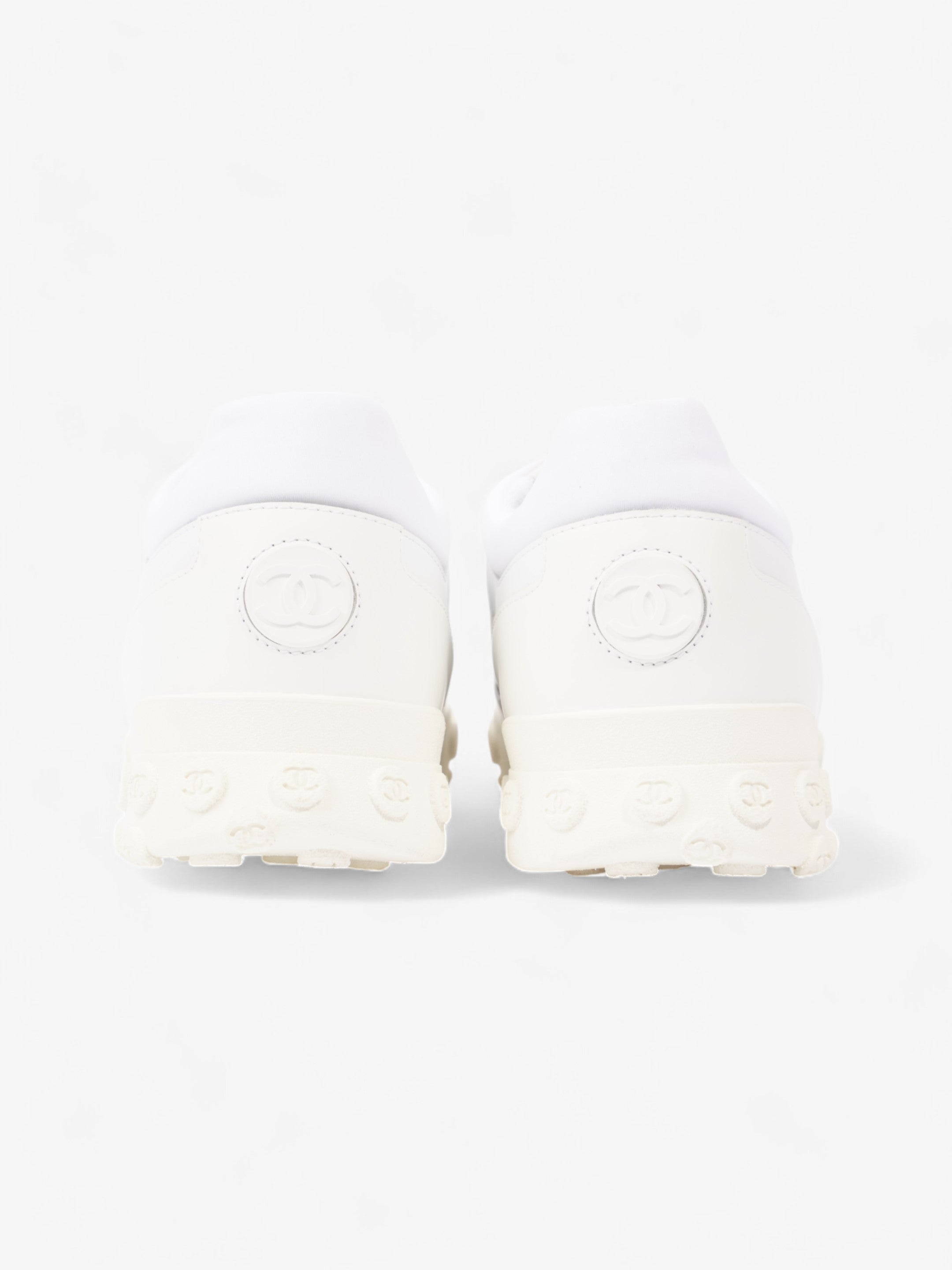 Chanel CC Sneakers White  / Black Mesh EU 42 UK 8