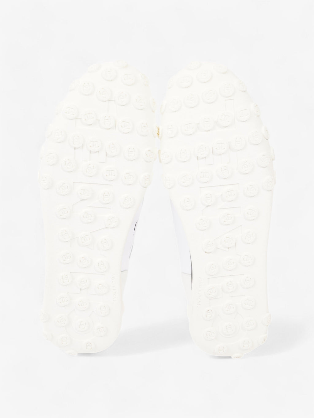 Chanel CC Sneakers White  / Black Mesh EU 42 UK 8