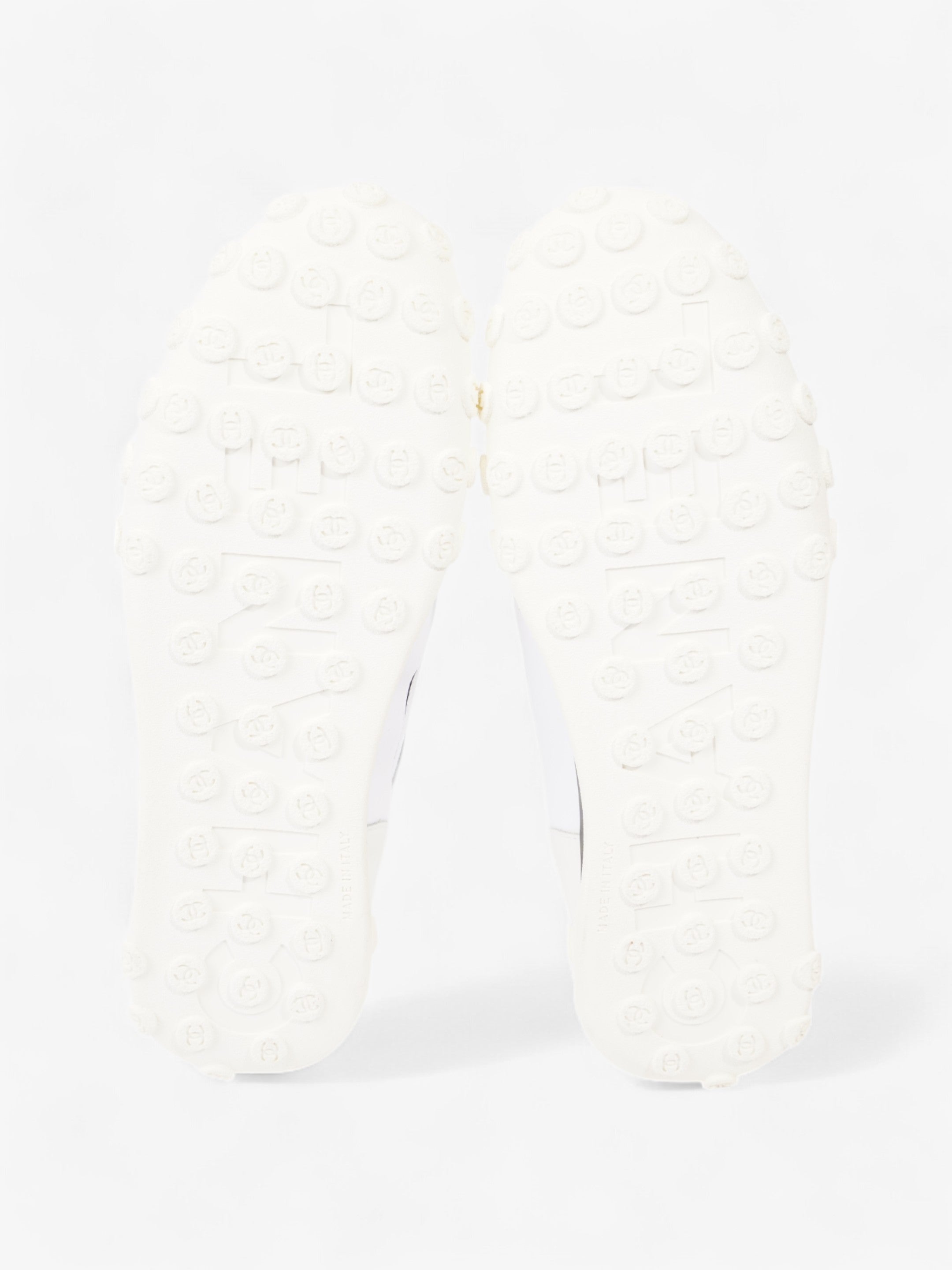 Chanel CC Sneakers White  / Black Mesh EU 42 UK 8