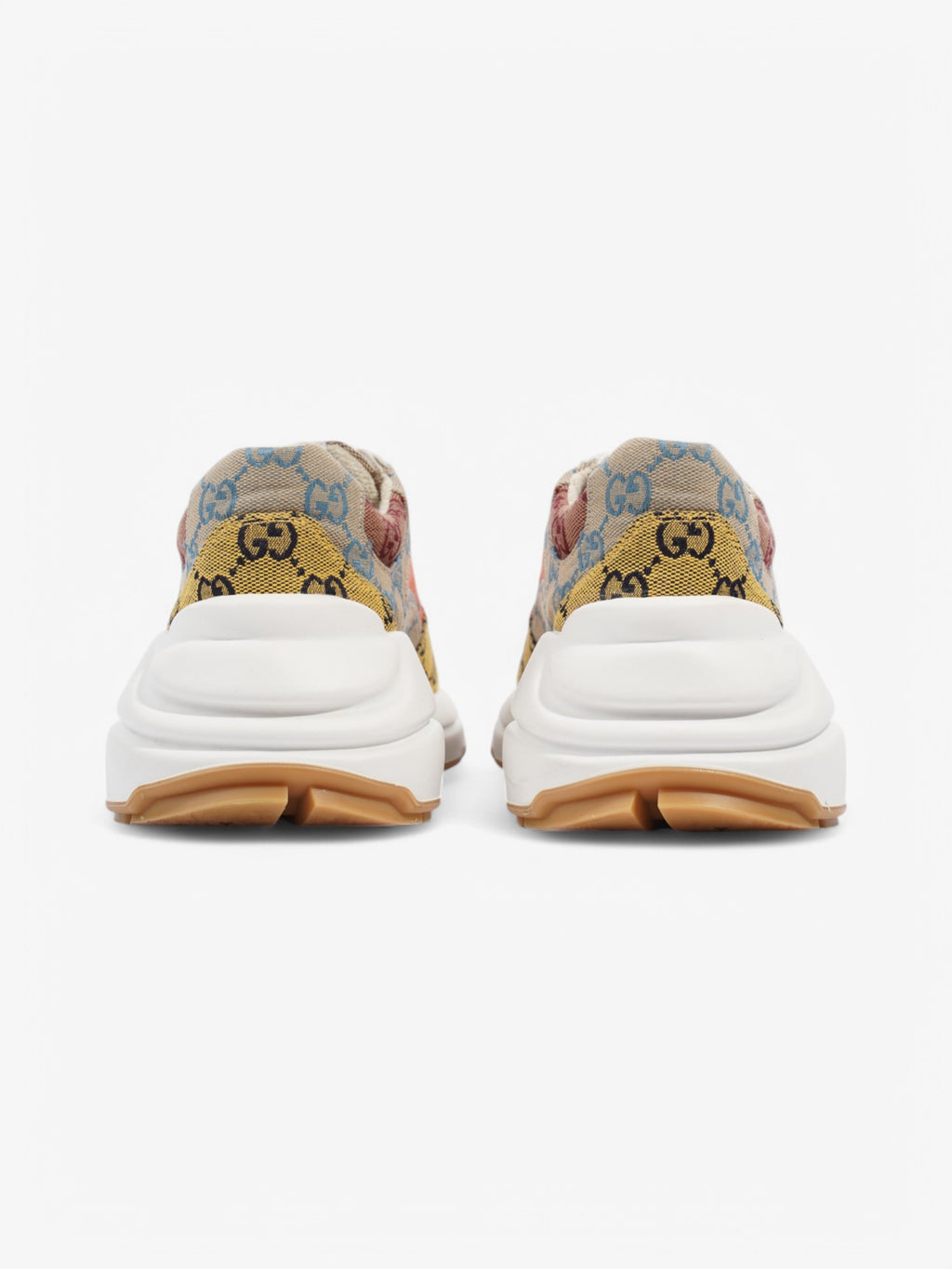 Gucci Rhyton Red / Yellow Canvas EU 40 UK 7