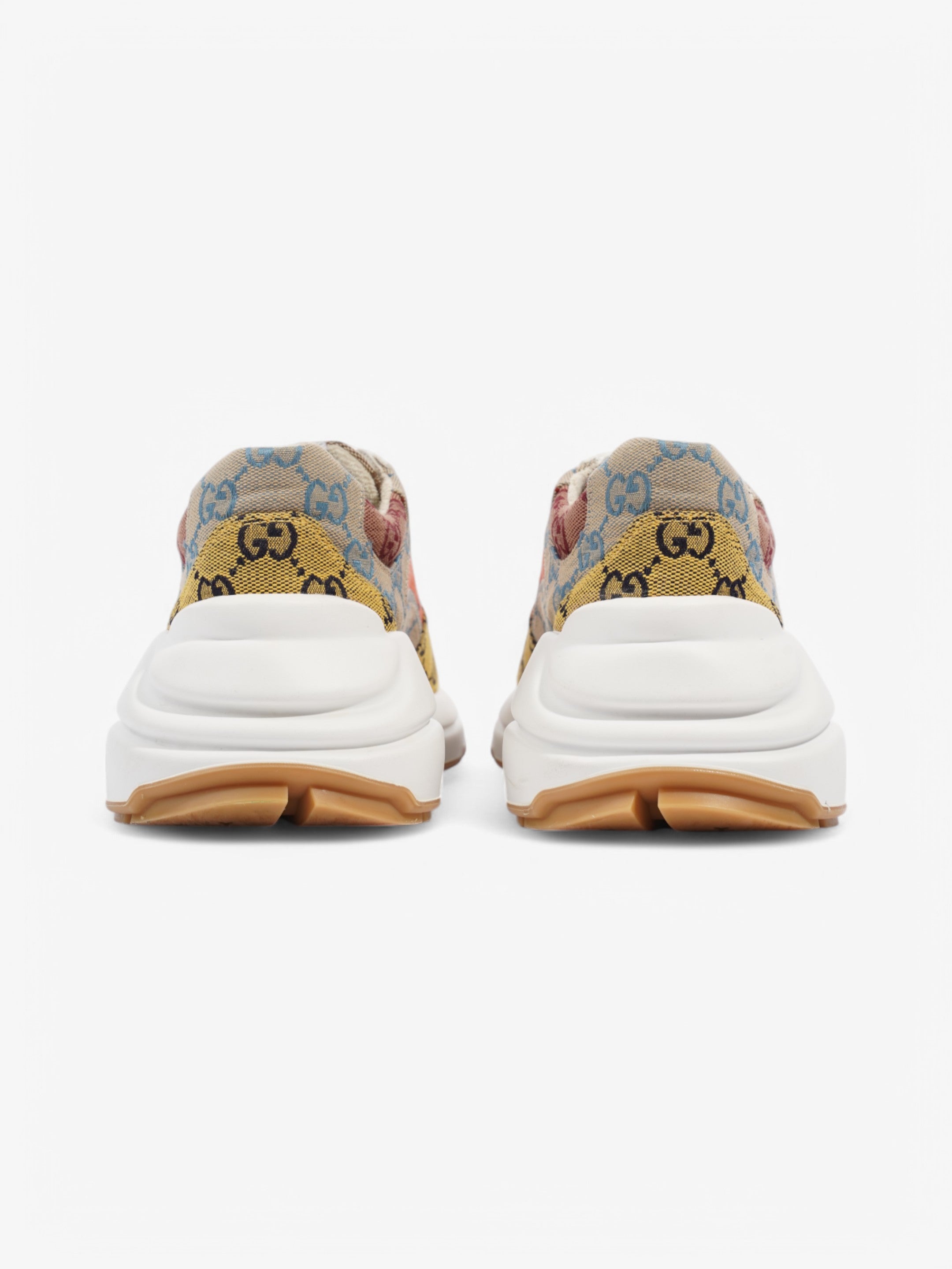 Gucci Rhyton Red / Yellow Canvas EU 40 UK 7