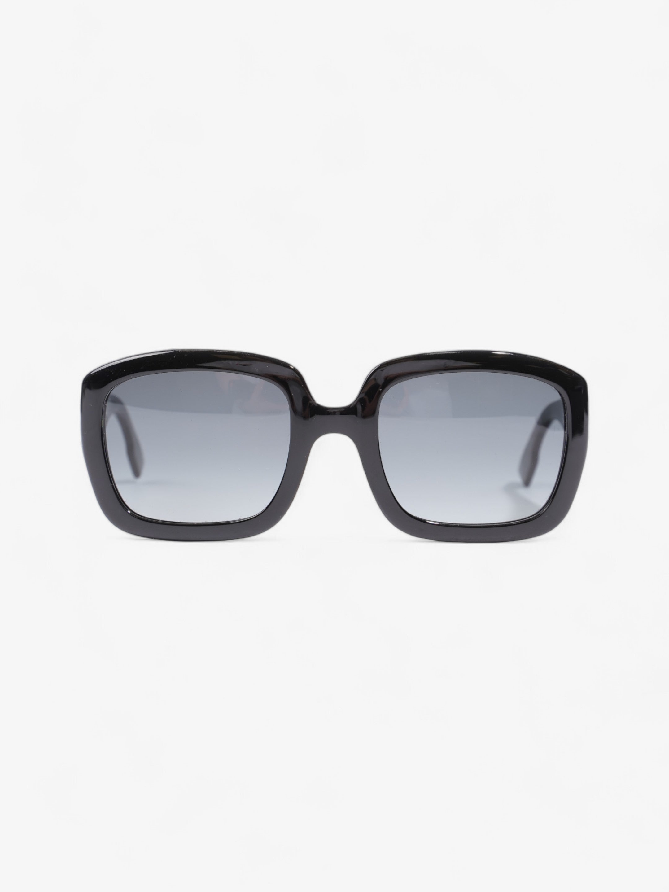Christian Dior CD Oversized Frame Sunglasses Black / Gold Acetate 145mm