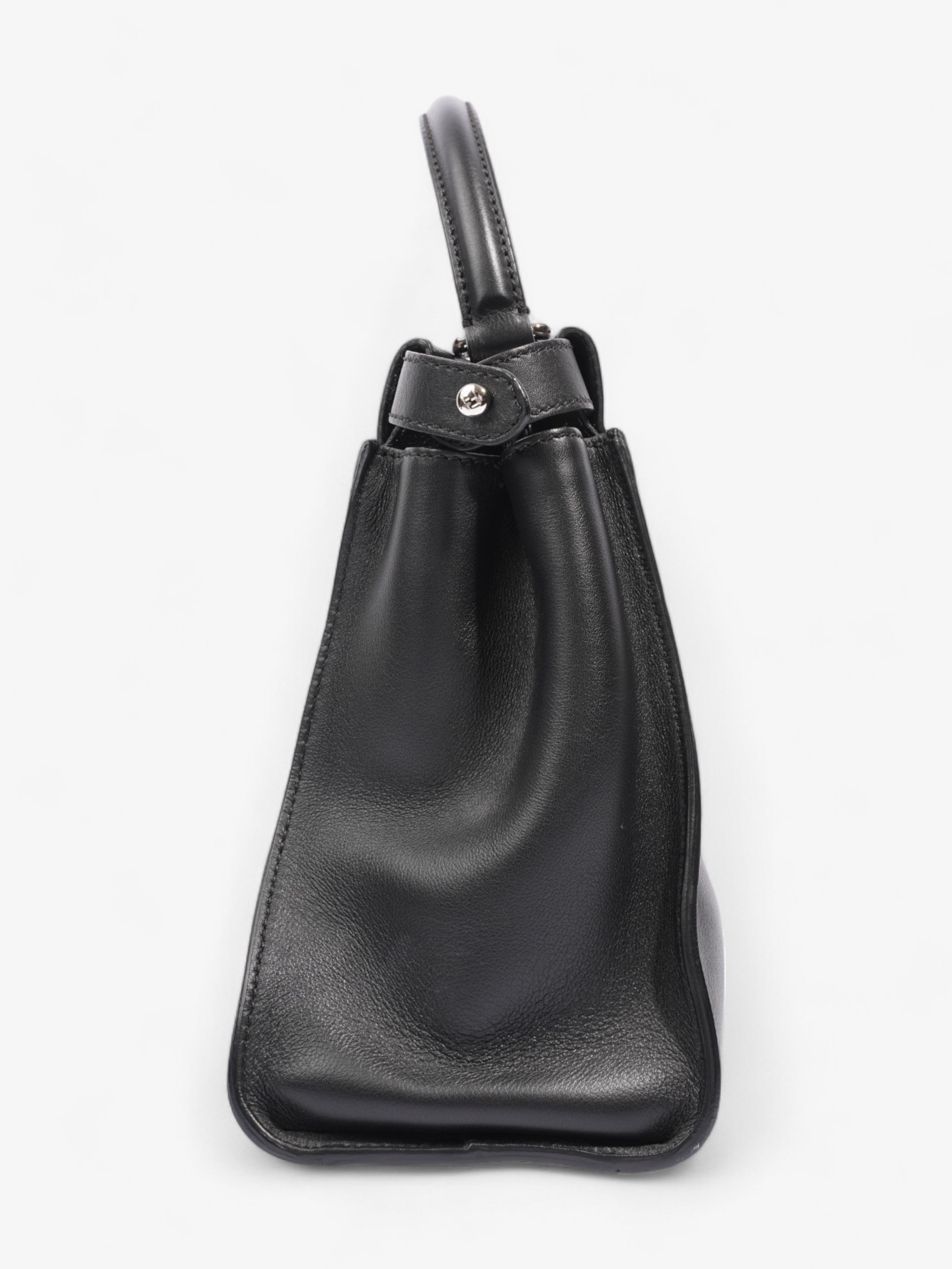 Fendi Peekaboo  Black Lambskin Leather Medium