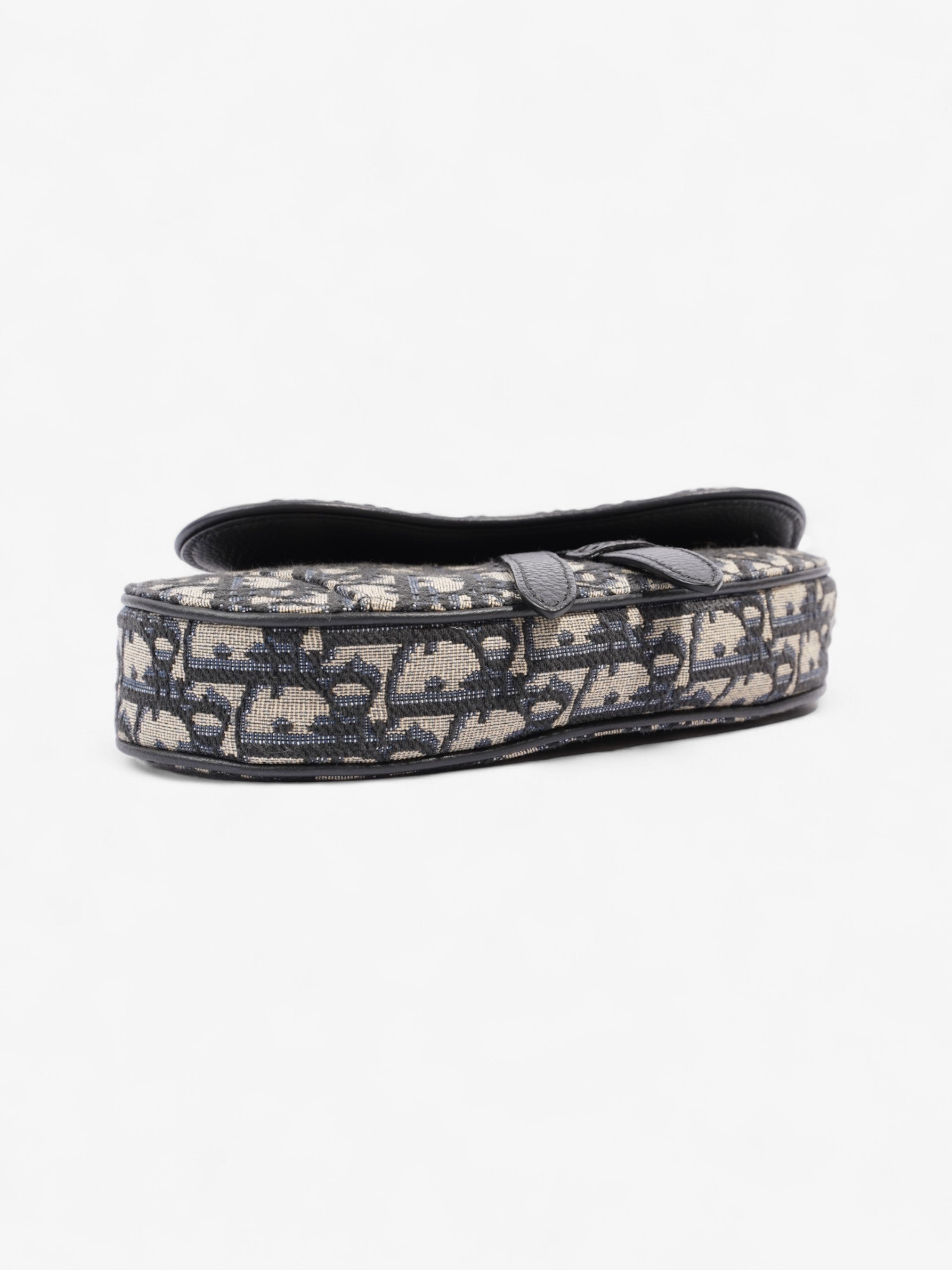 Christian Dior Saddle Homme Black Oblique Canvas