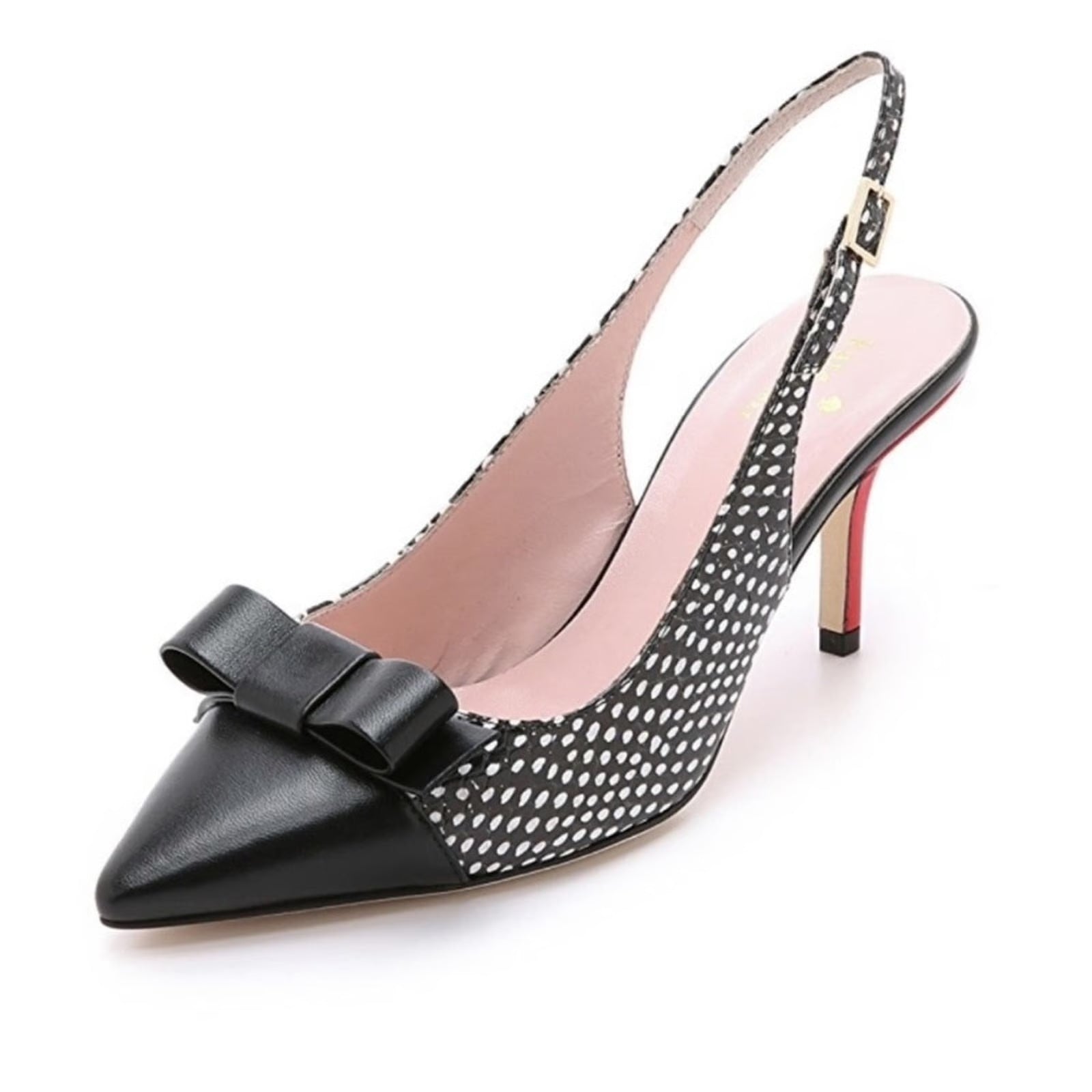 KATE SPADE JANNAH SNAKE PRINT LEATHER PUMPS