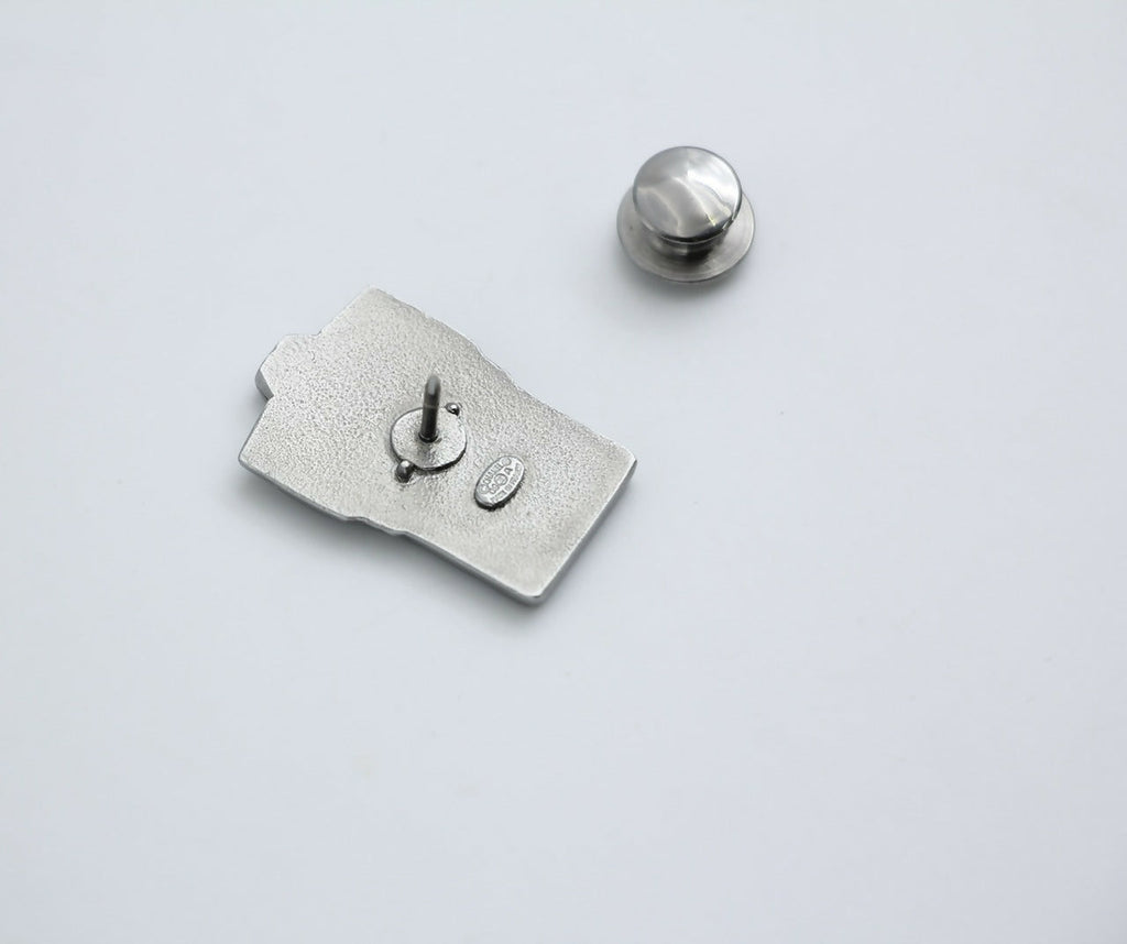 Chanel 09A Metal Moscow Series Badge Brooch