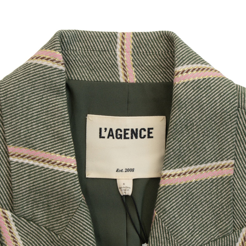 L'Agence Striped Blazer - Women's 6
