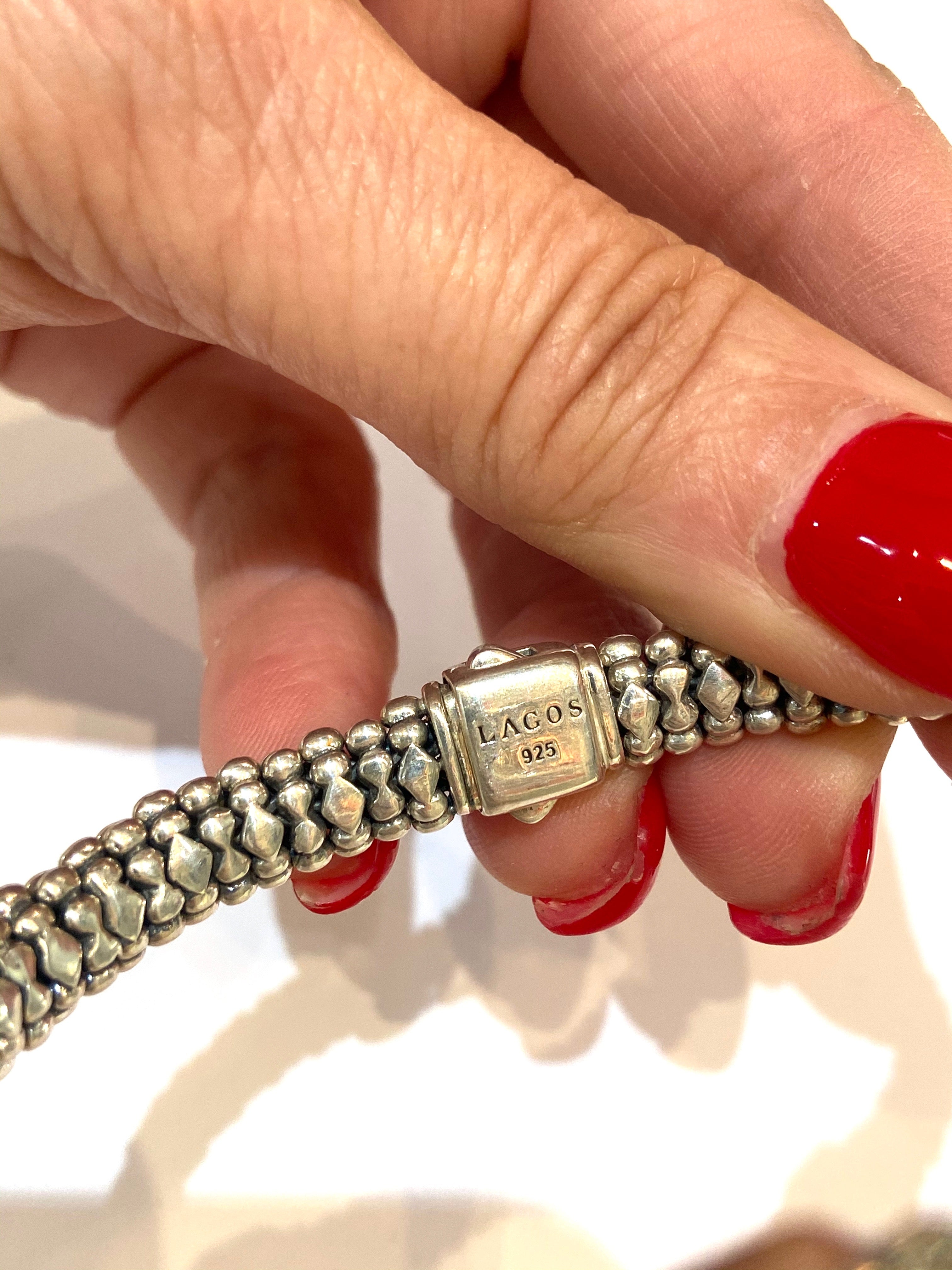 LAGOS CAVIAR STERLING SILVER BRACELET